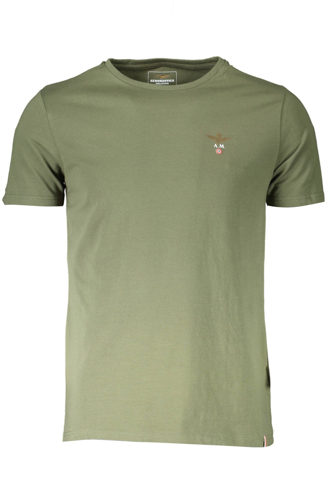 T-SHIRT HOMME VERT AERONAUTICA MILITARE