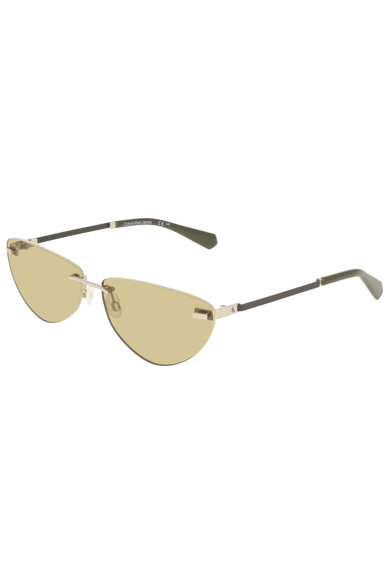 CALVIN KLEIN LUNETTES DE SOLEIL FEMME VERTES