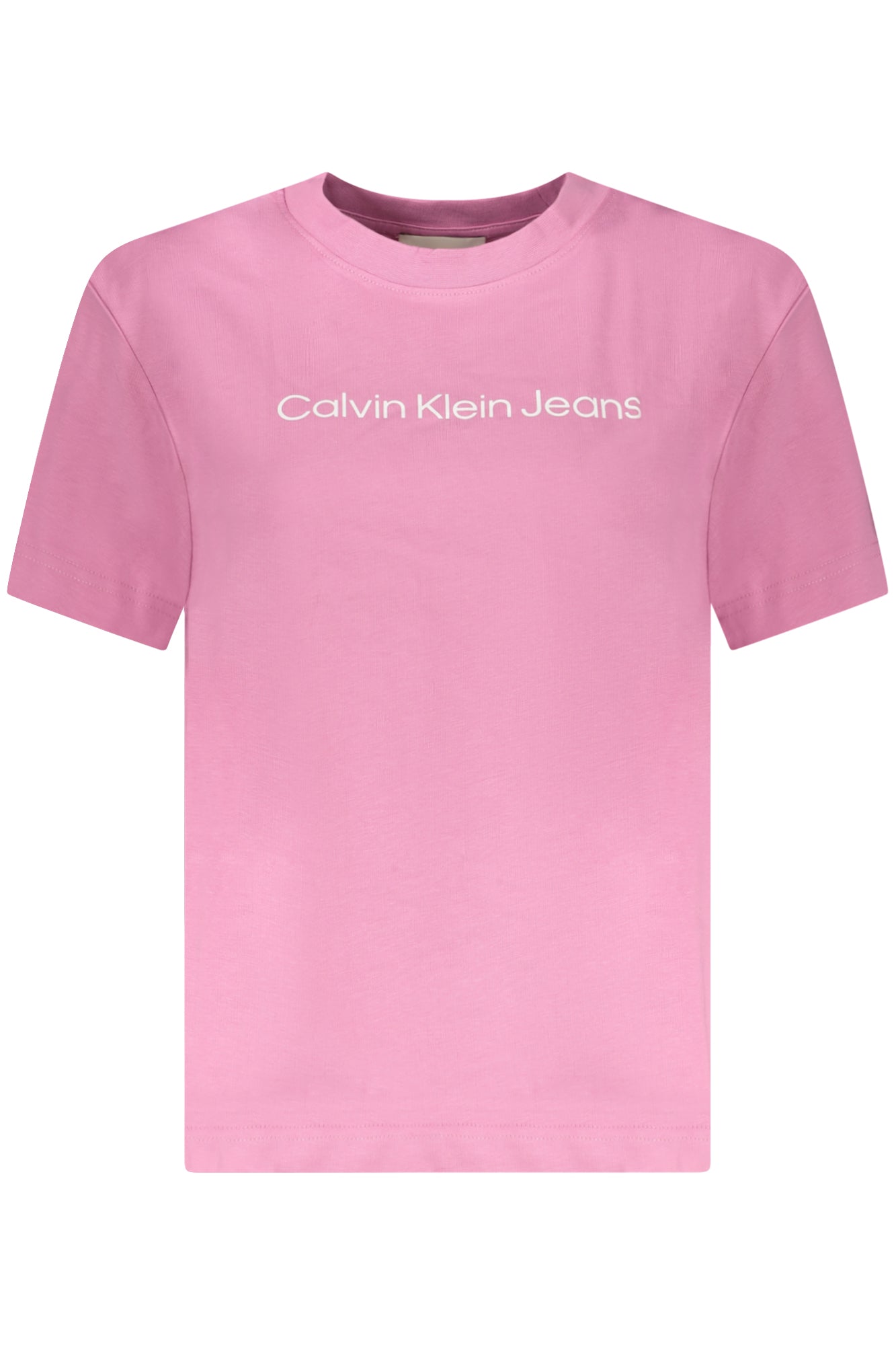 TEE-SHIRT FEMME MANCHES COURTES CALVIN KLEIN ROSE