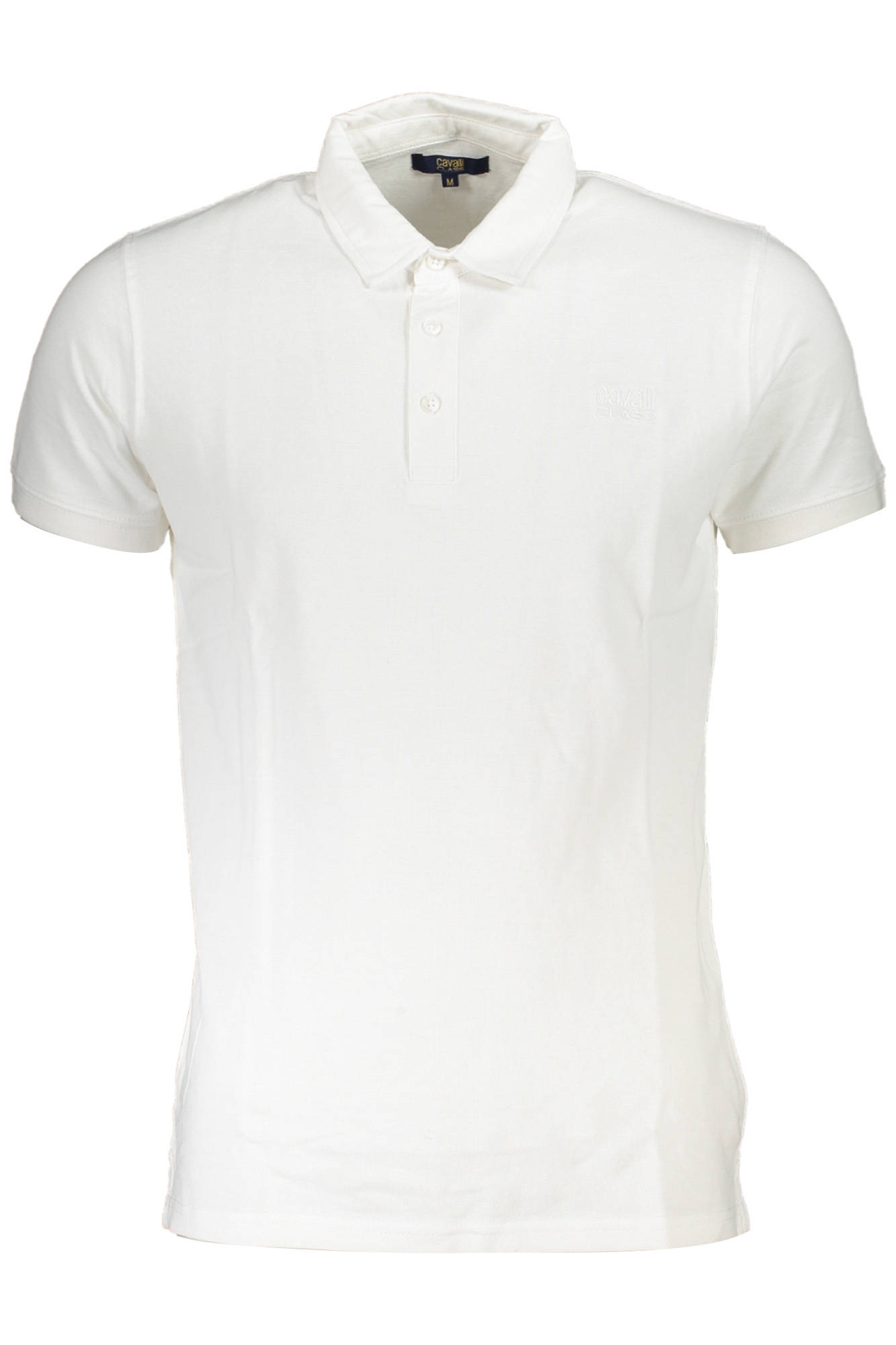 CAVALLI CLASS POLO MANCHES COURTES HOMME BLANC