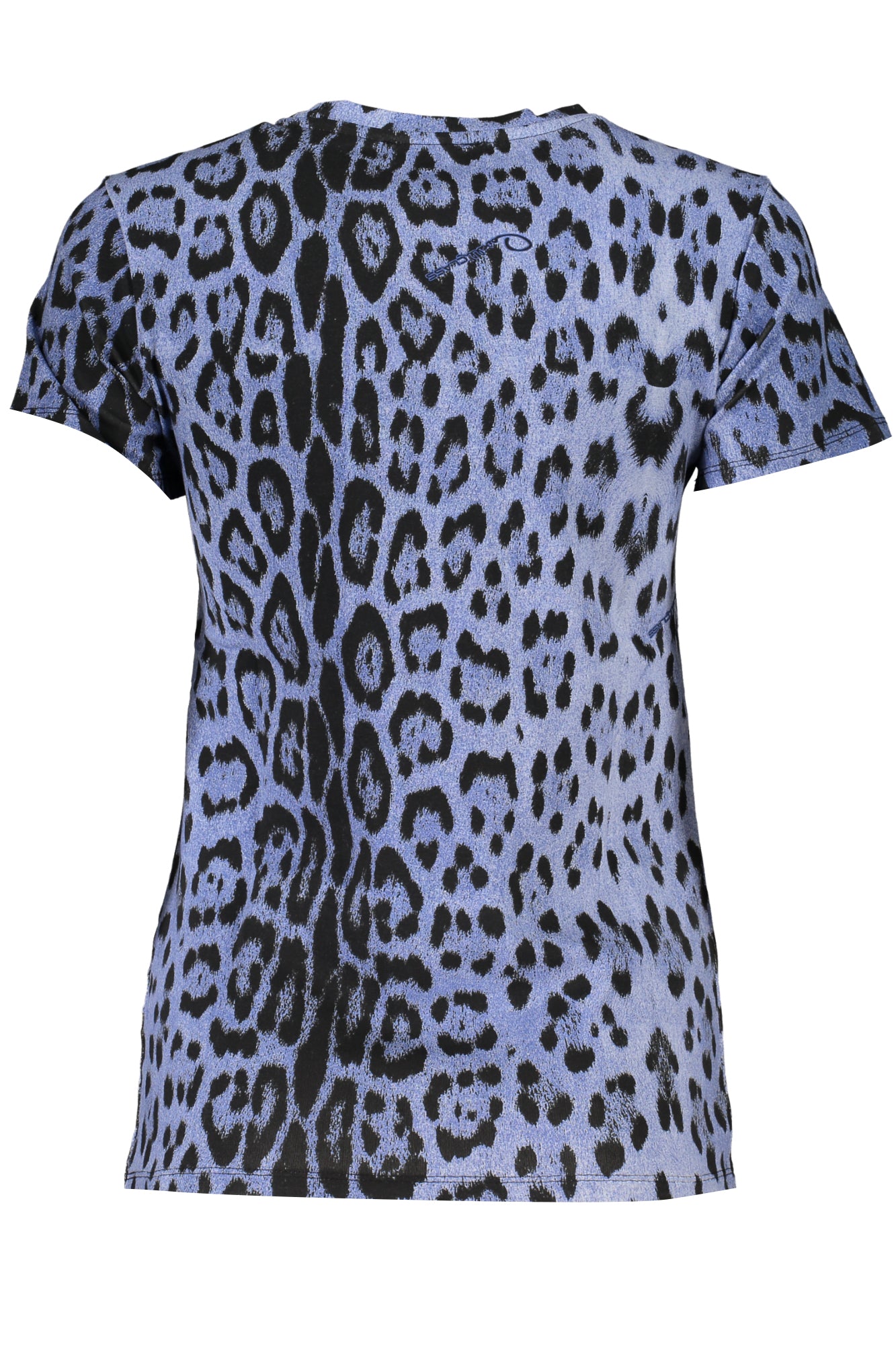 T-SHIRT FEMME MANCHES COURTES CAVALLI CLASS BLEU