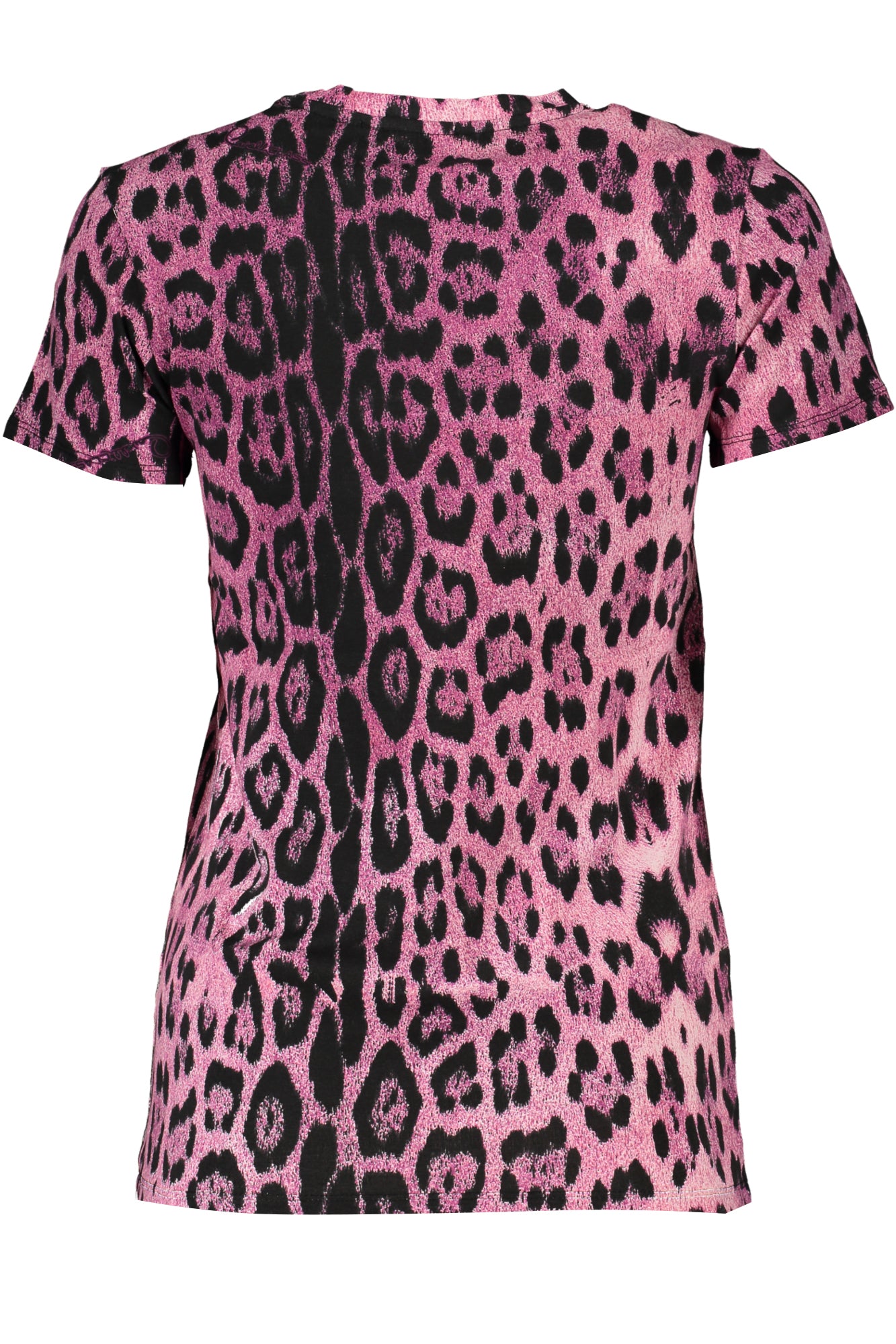 T-SHIRT FEMME MANCHES COURTES CAVALLI CLASS ROSE
