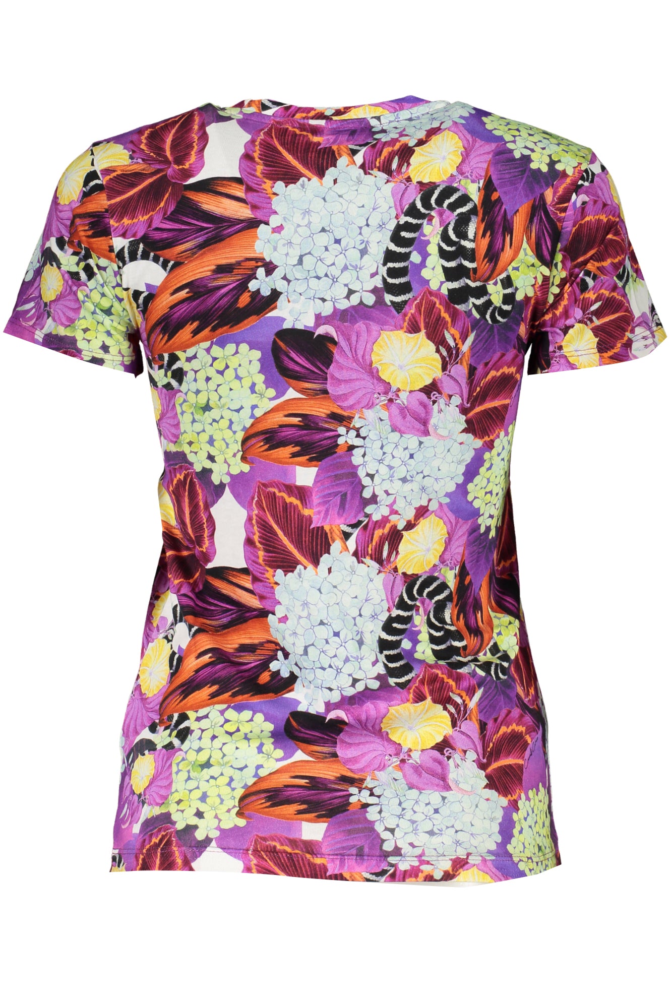 T-SHIRT FEMME MANCHES COURTES CAVALLI CLASS VIOLET