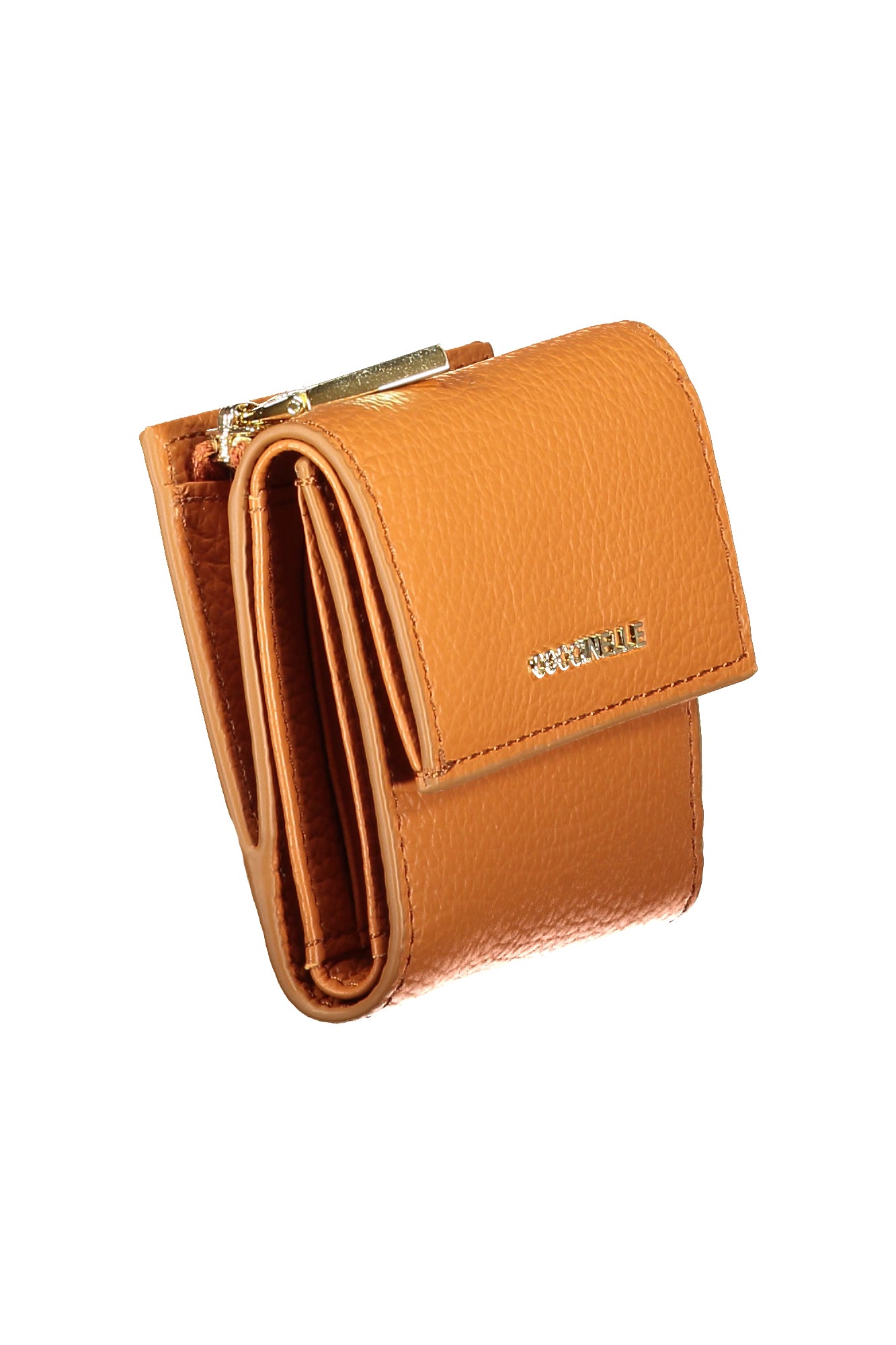 PORTEFEUILLE ORANGE COCCINELLE FEMME