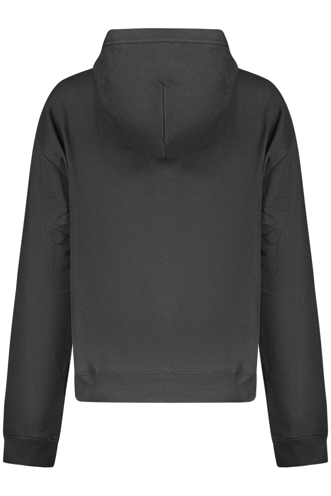 Sweat à capuche zippé Converse pour femme, noir