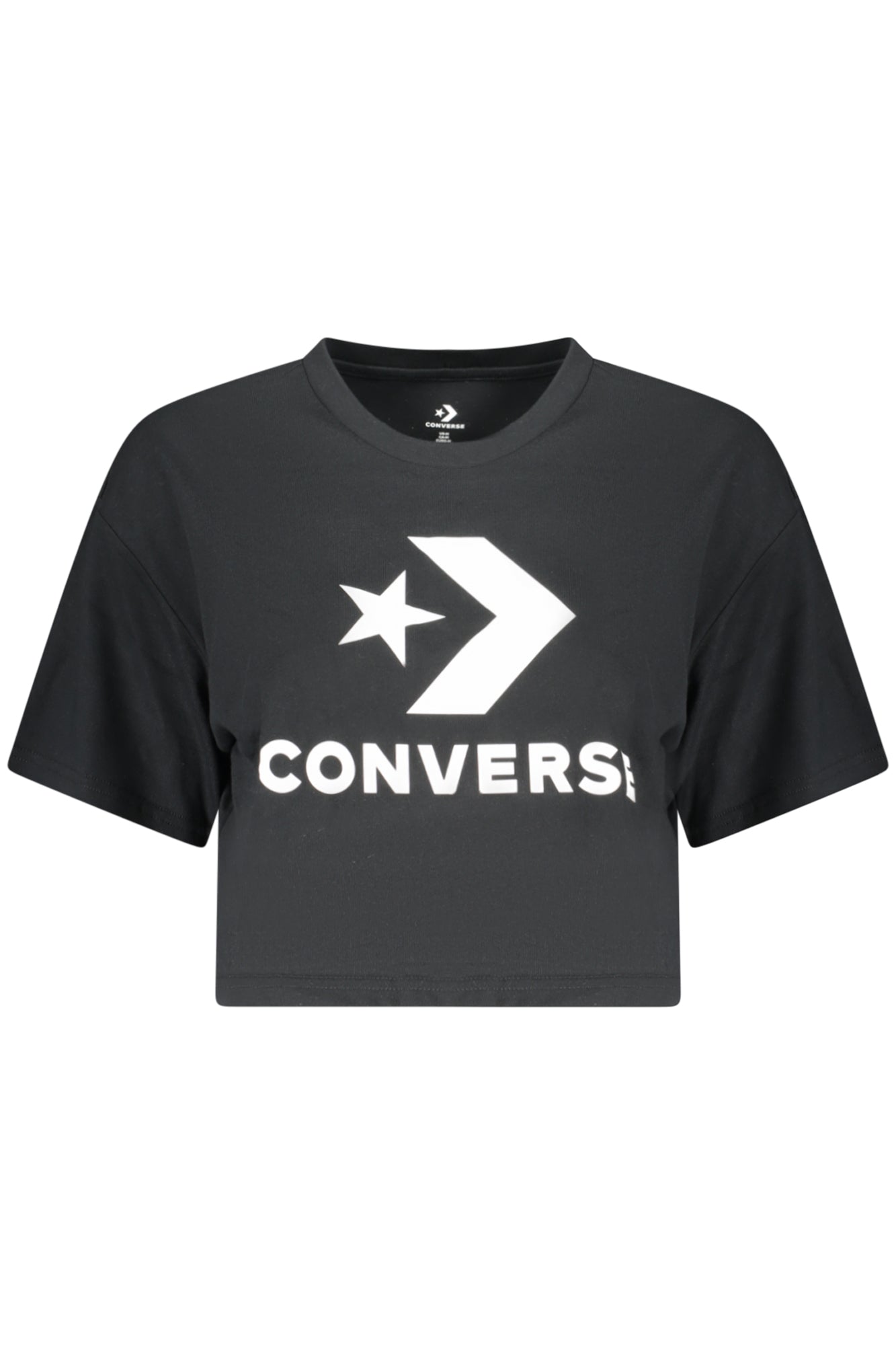 T-shirt Converse femme à manches courtes, Noir