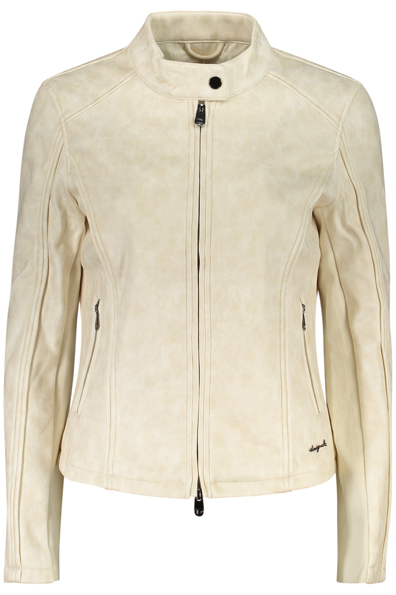 BLOUSON BLANC DESIGUAL FEMME