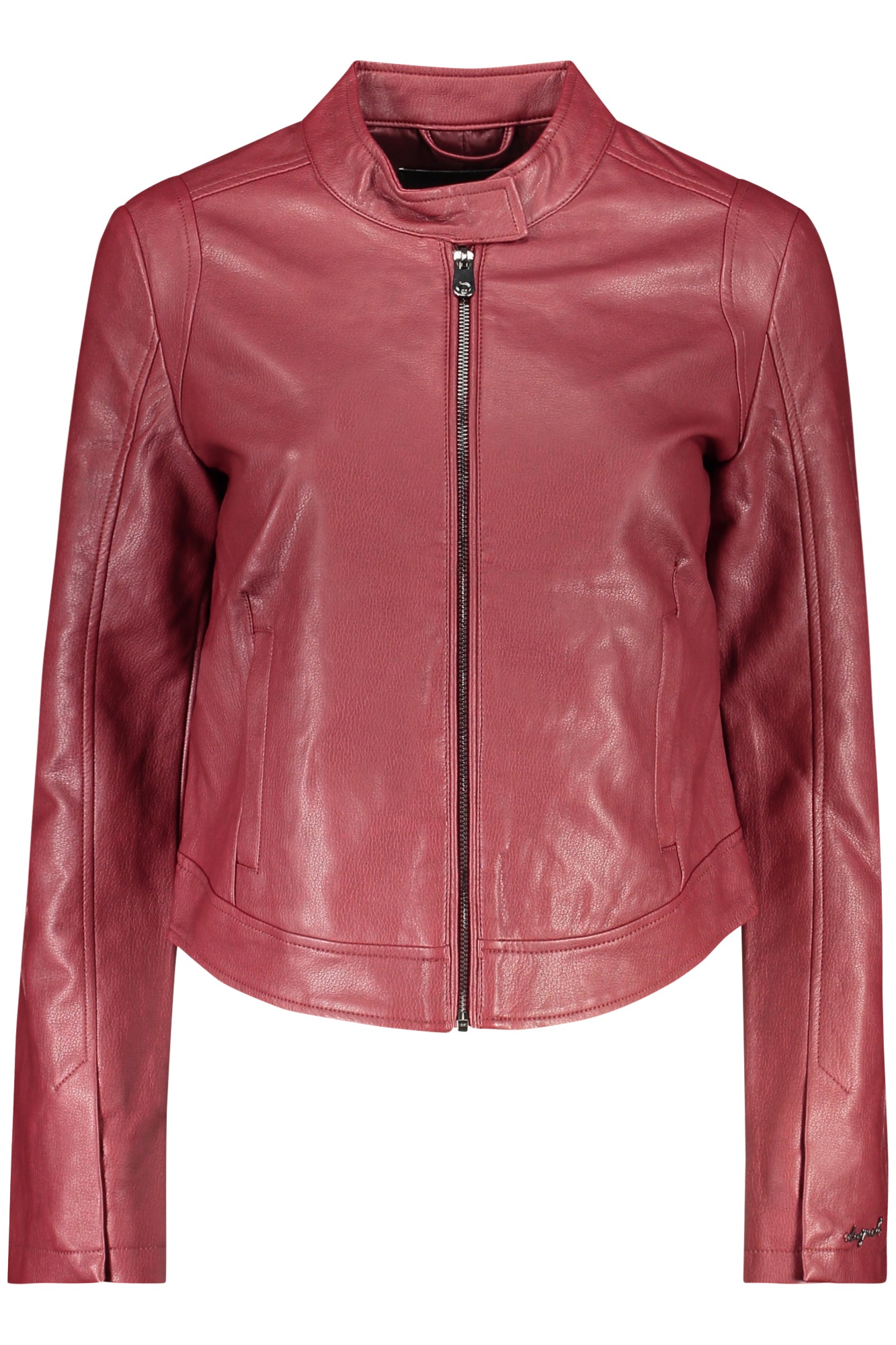 VESTE ROUGE DESIGUAL FEMME