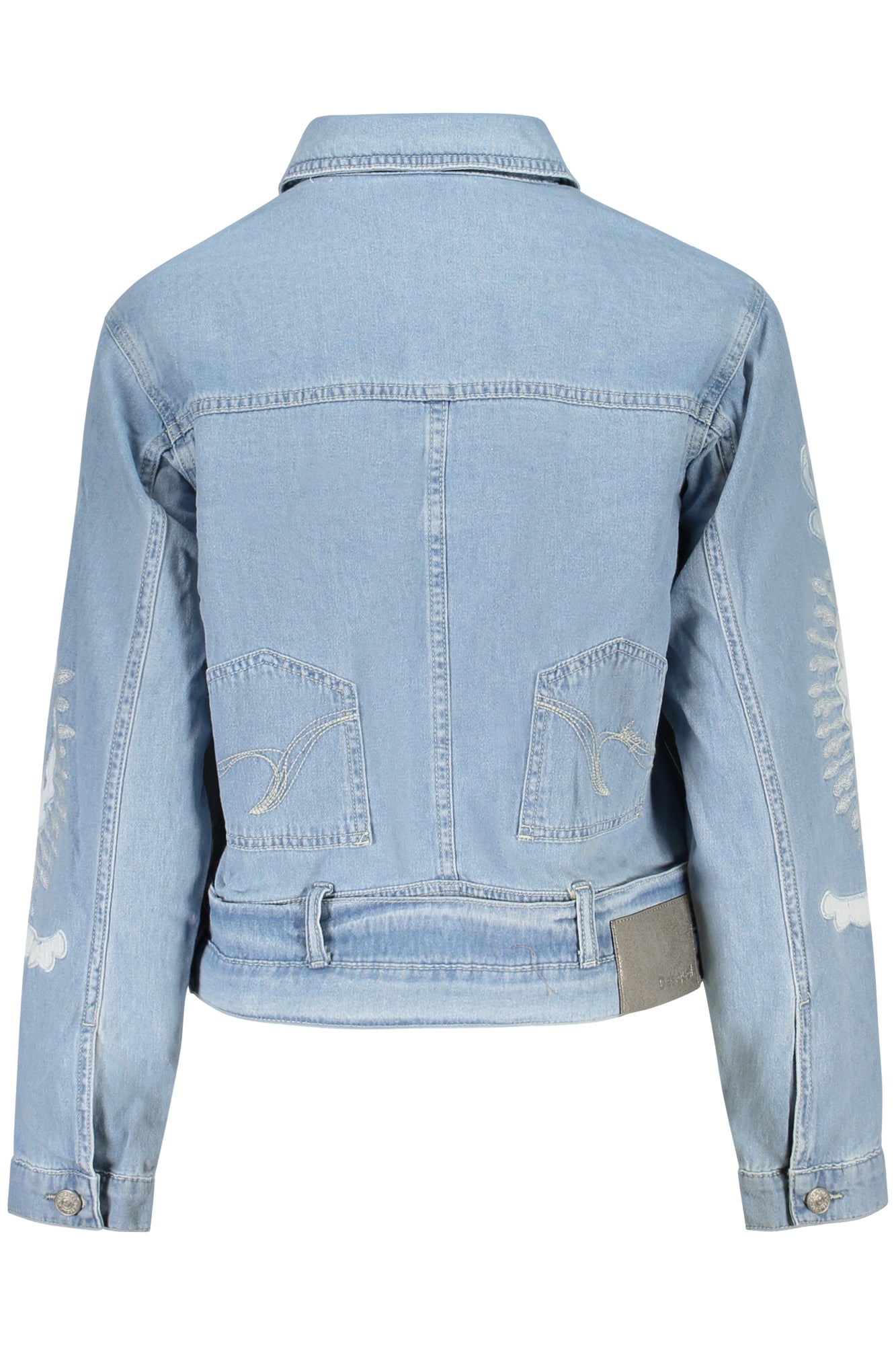 BLOUSON EN JEAN DESIGUAL POUR FEMME, BLEU