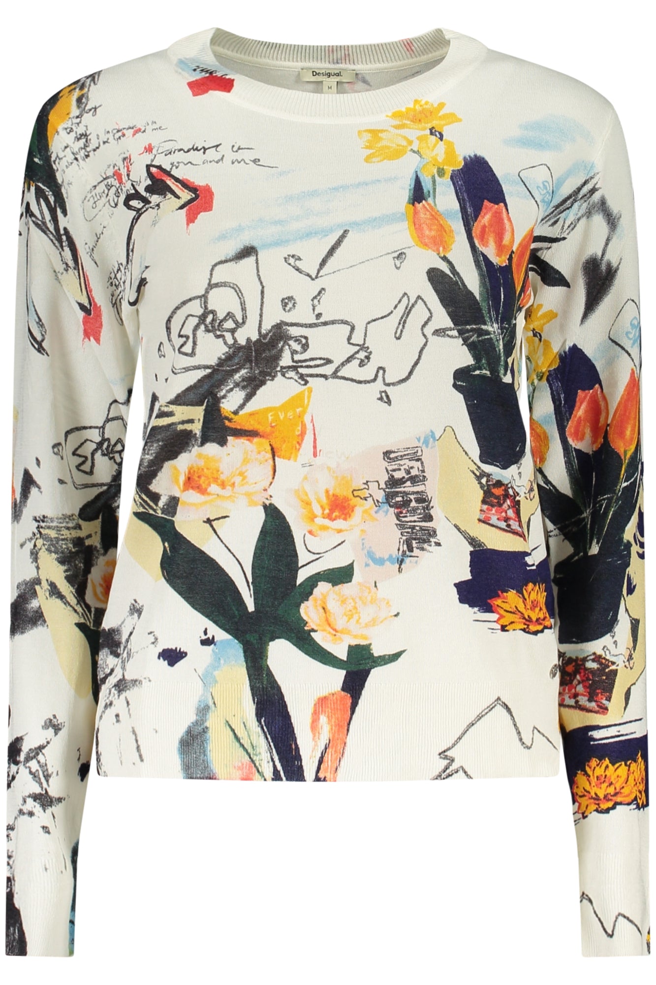 PULL BLANC FEMME DESIGUAL