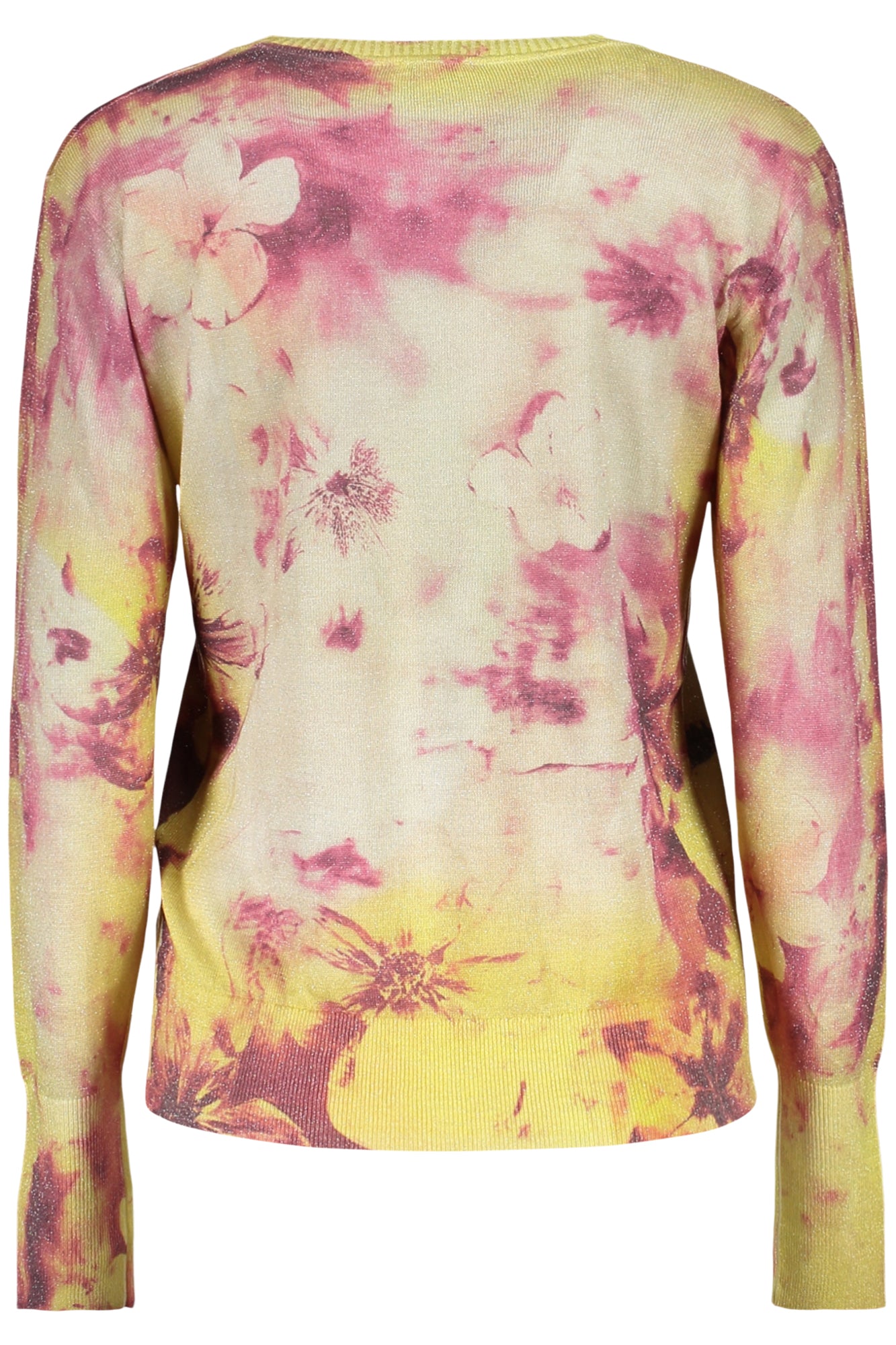 PULL JAUNE DESIGUAL FEMME