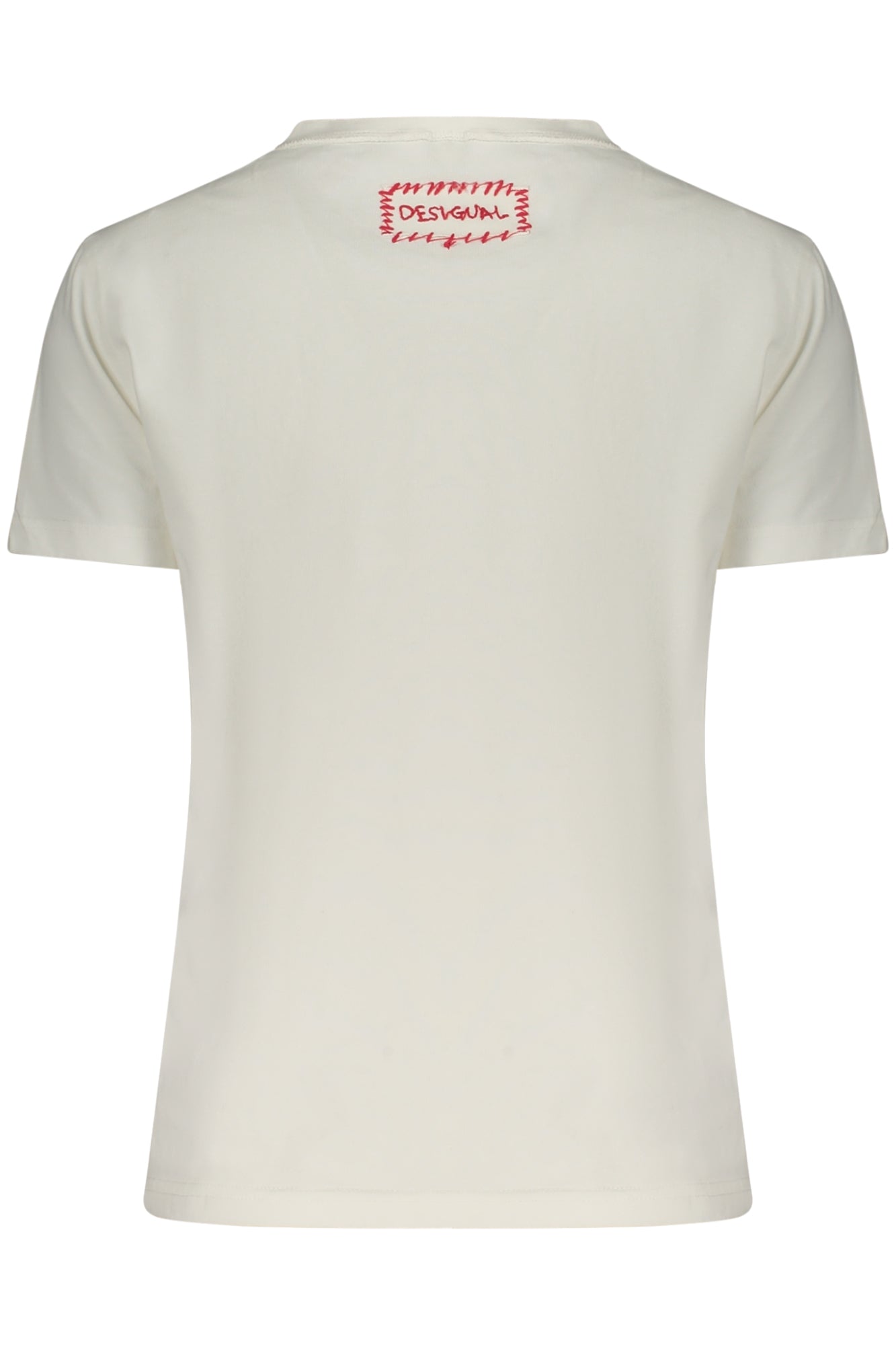 DESIGUAL T-SHIRT FEMME MANCHES COURTES BLANC