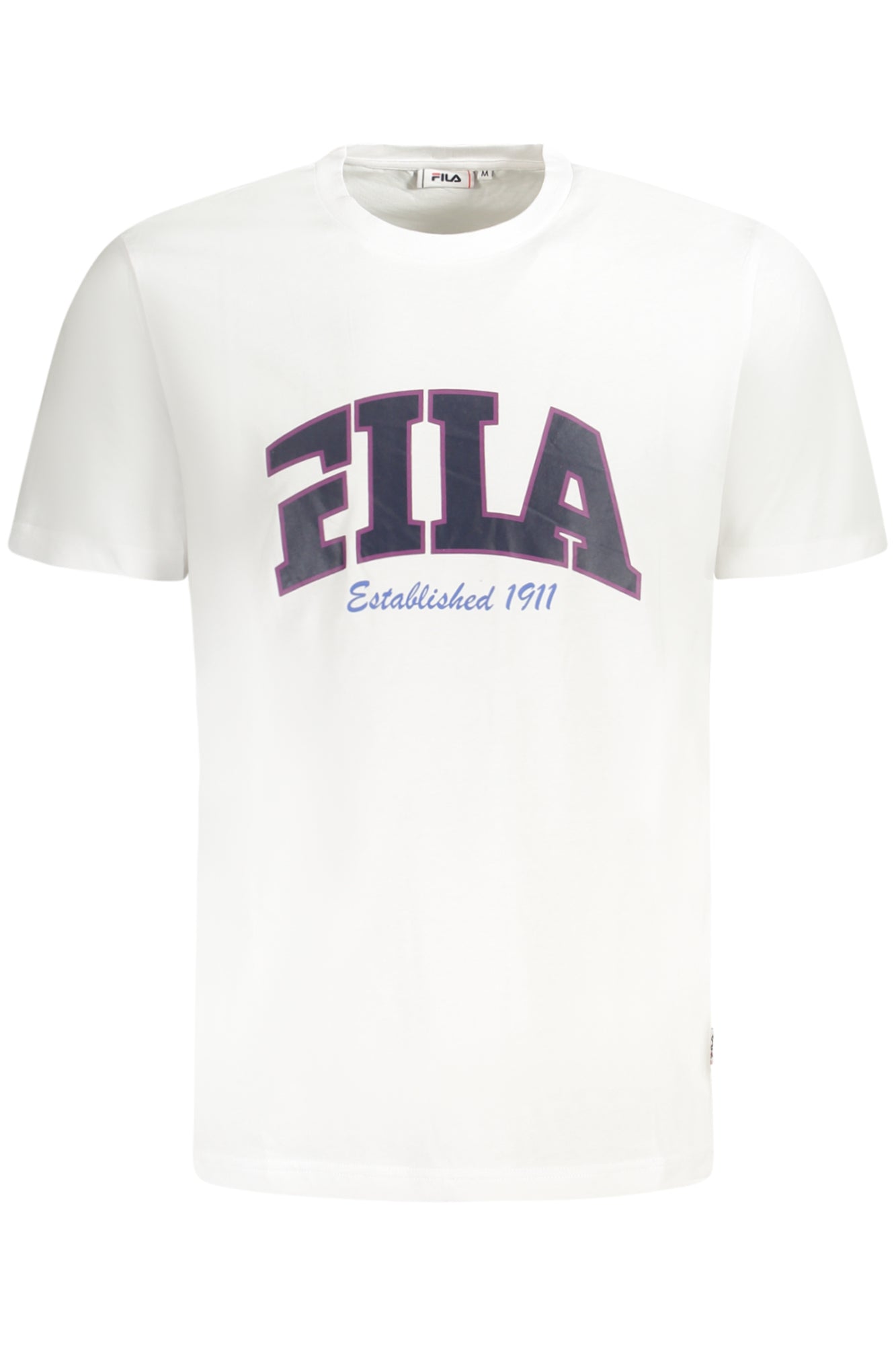 FILA T-SHIRT HOMME MANCHES COURTES BLANC