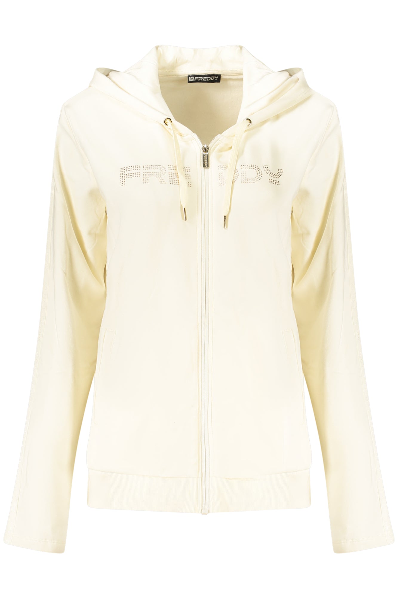 SWEAT-SHIRT BLANC ZIPPÉ FEMME FREDDY