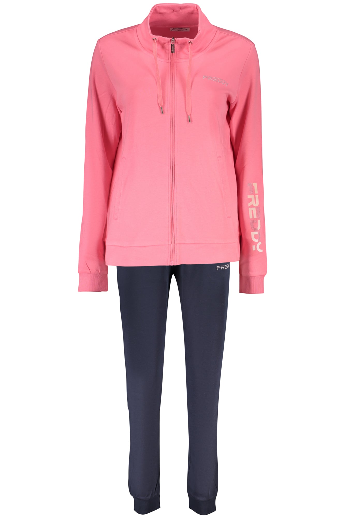 SWEAT-SHIRT ZIPPÉ ROSE FREDDY FEMME
