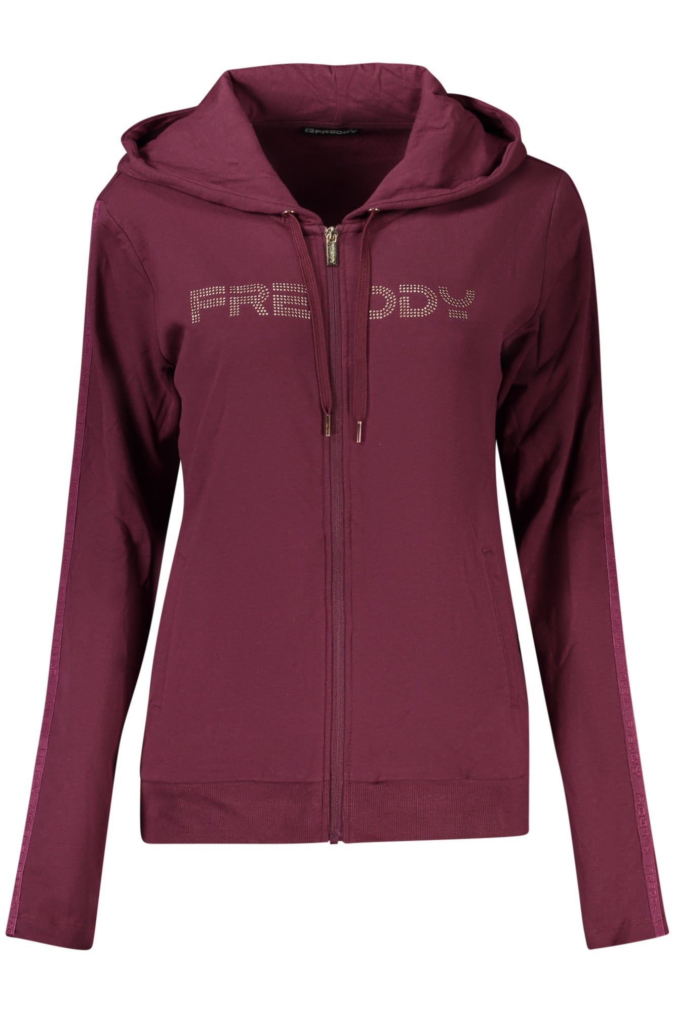 FREDDY SWEATSHIRT VIOLET ZIPPÉ FEMME