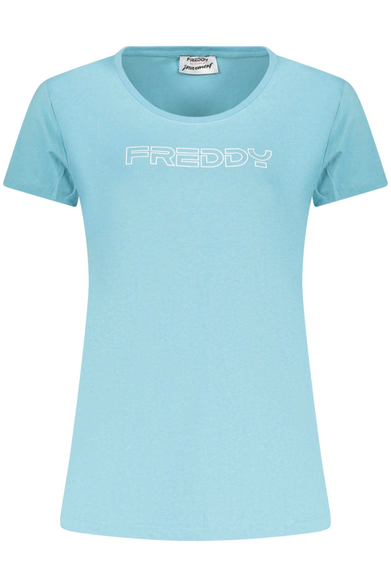 TEE-SHIRT FEMME MANCHES COURTES FREDDY, BLEU