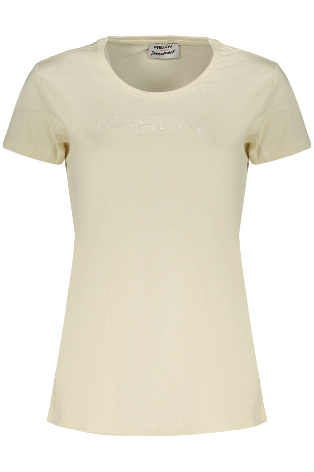 T-SHIRT FEMME FREDDY À MANCHES COURTES BEIGE