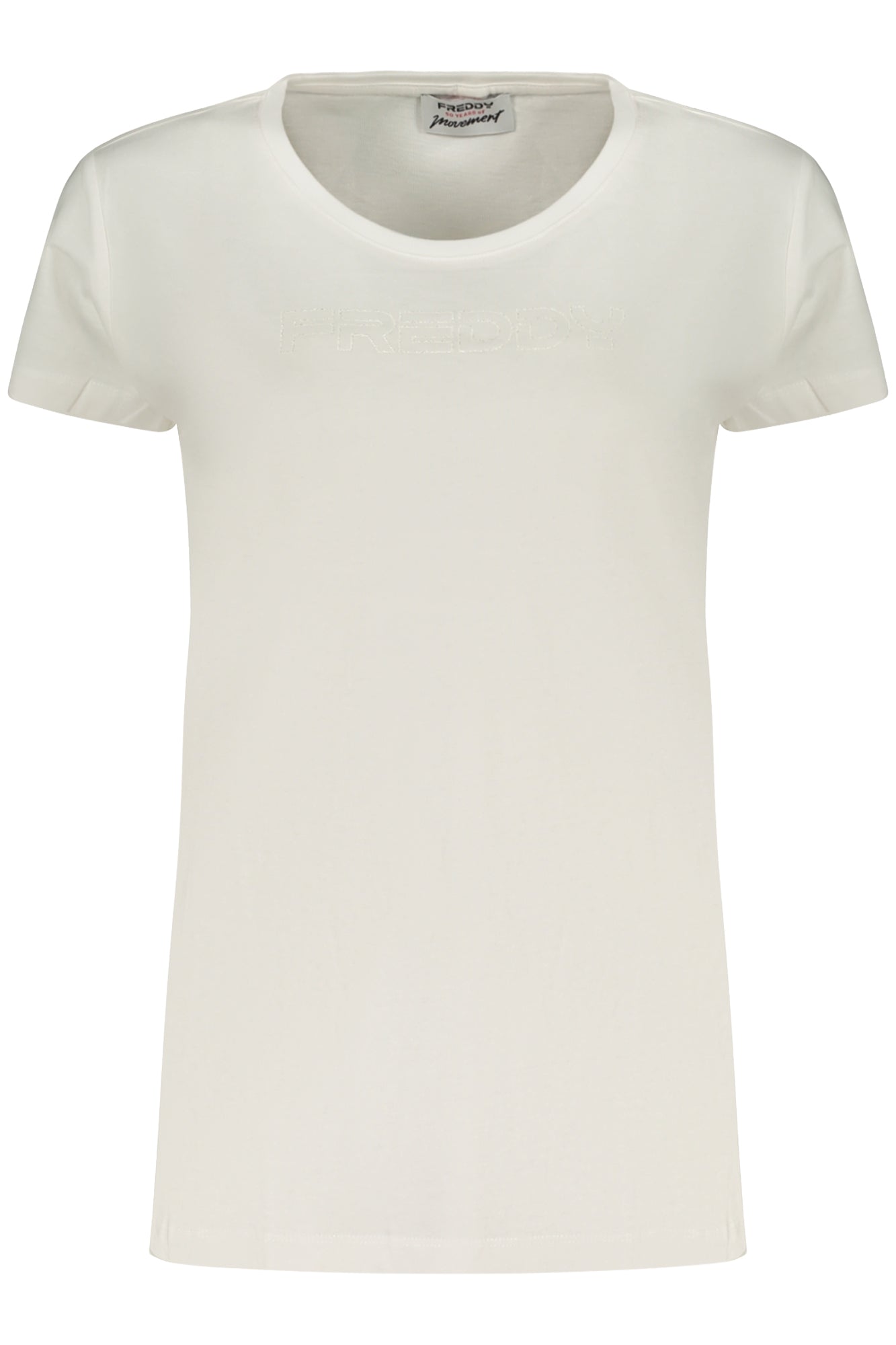 TEE-SHIRT FEMME MANCHES COURTES FREDDY BLANC
