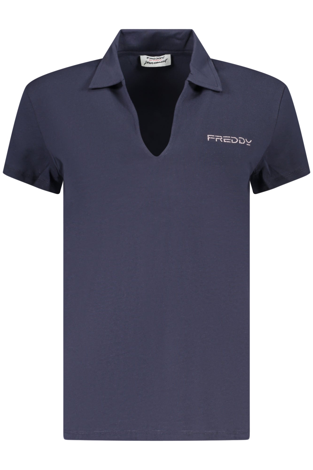 T-SHIRT FEMME MANCHES COURTES FREDDY BLEU