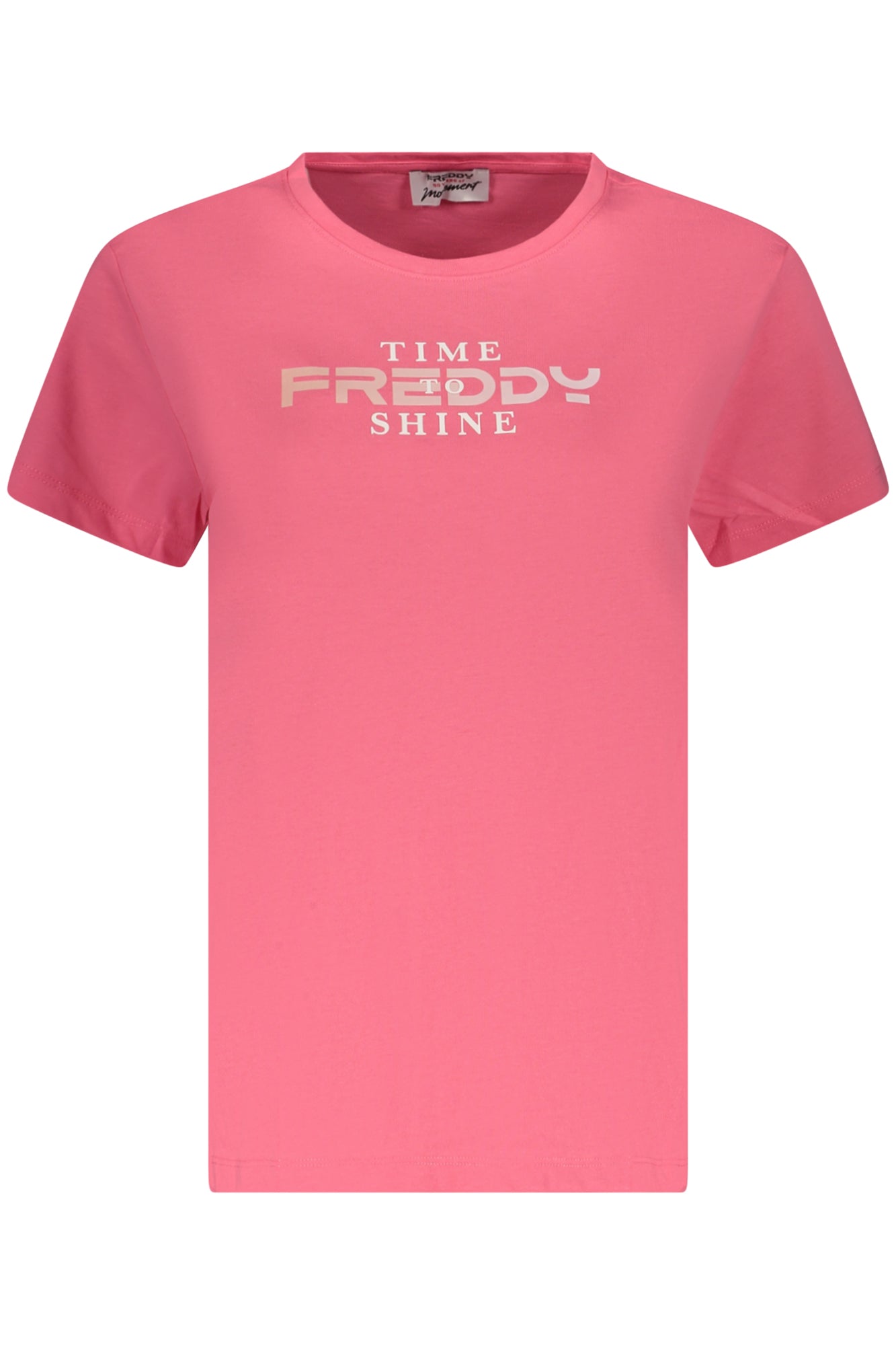 TEE-SHIRT FEMME FREDDY À MANCHES COURTES ROSE