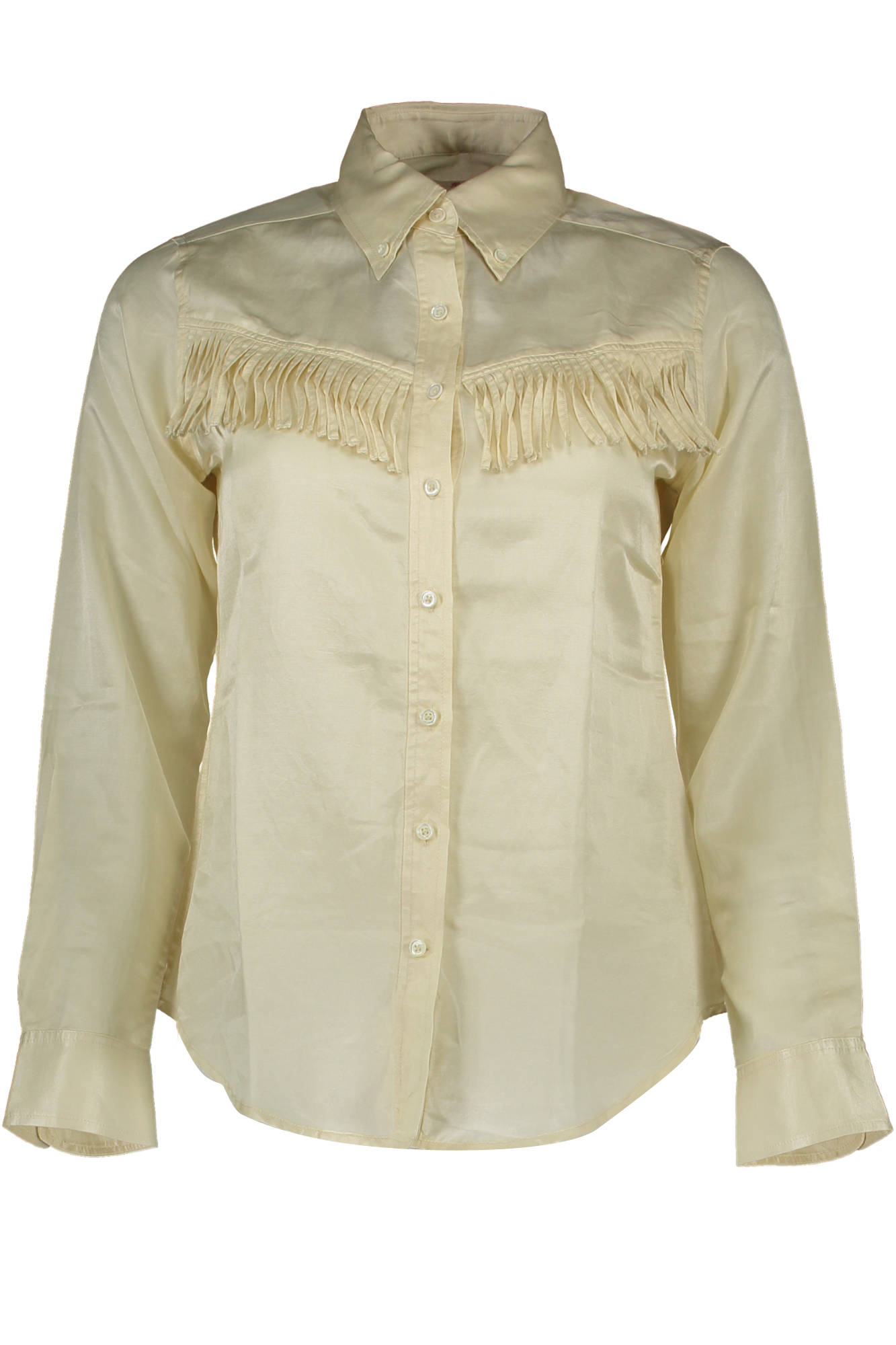 CHEMISE À MANCHES LONGUES BEIGE GANT POUR FEMME