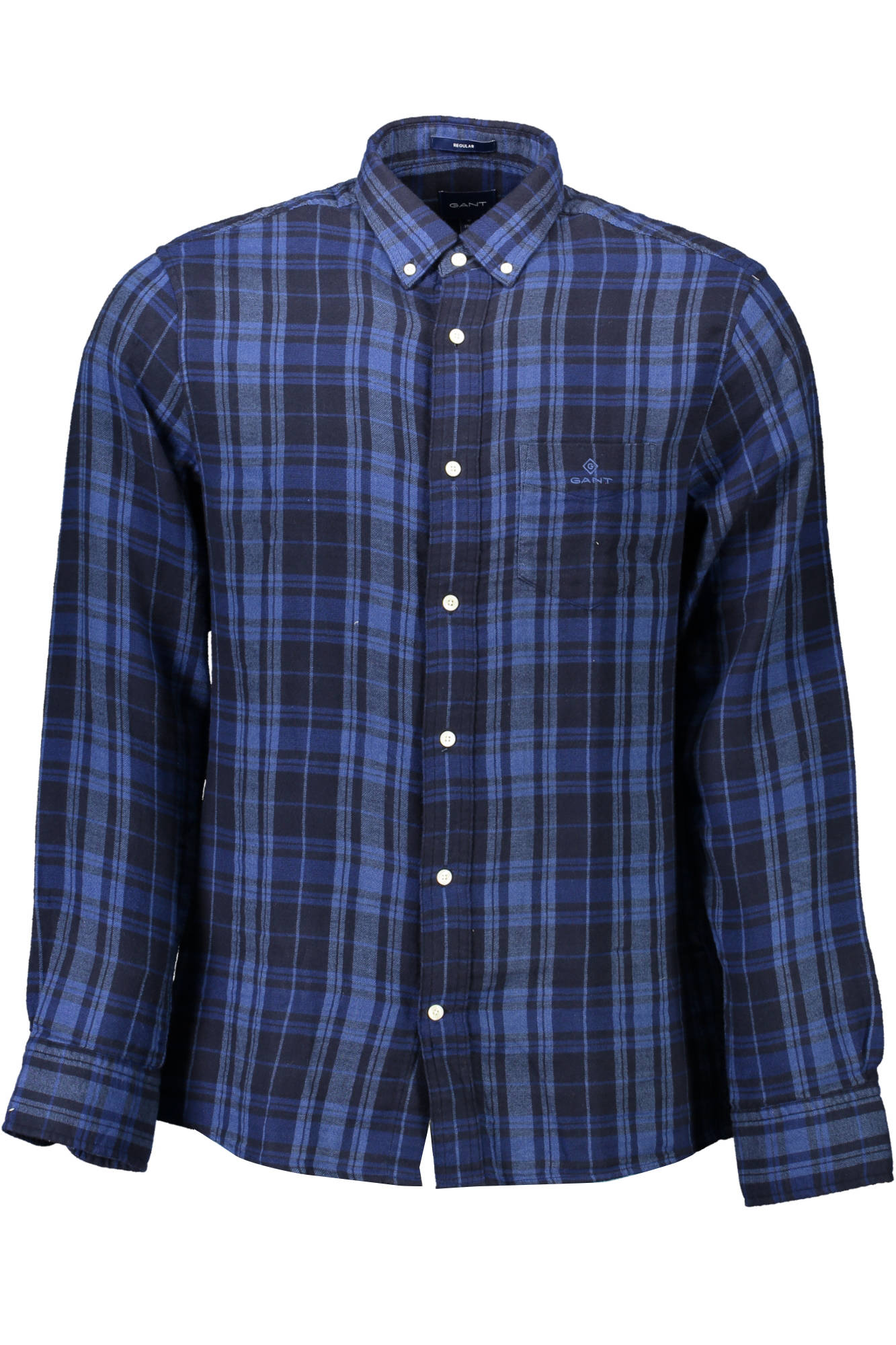 CHEMISE BLEUE À MANCHES LONGUES HOMME GANT