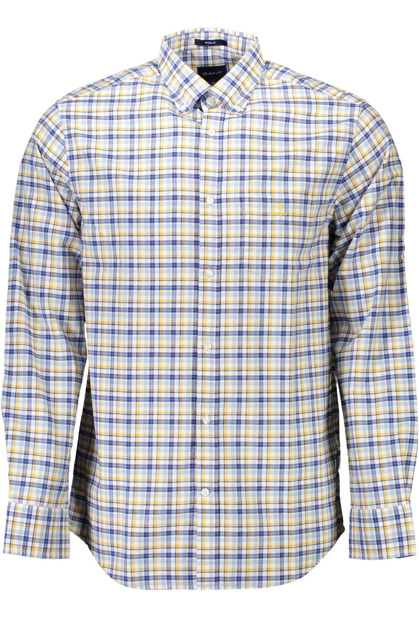 GANT CHEMISE HOMME JAUNE MANCHES LONGUES