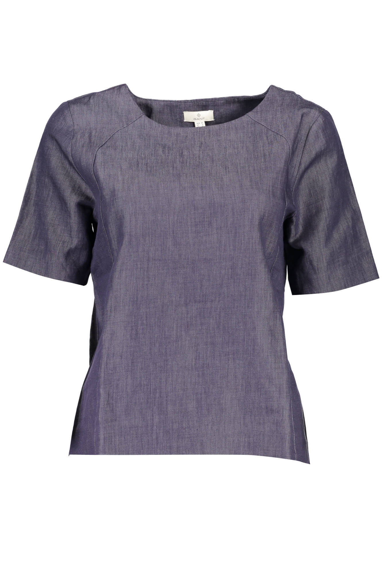 TEE-SHIRT FEMME MANCHES COURTES GANT BLEU