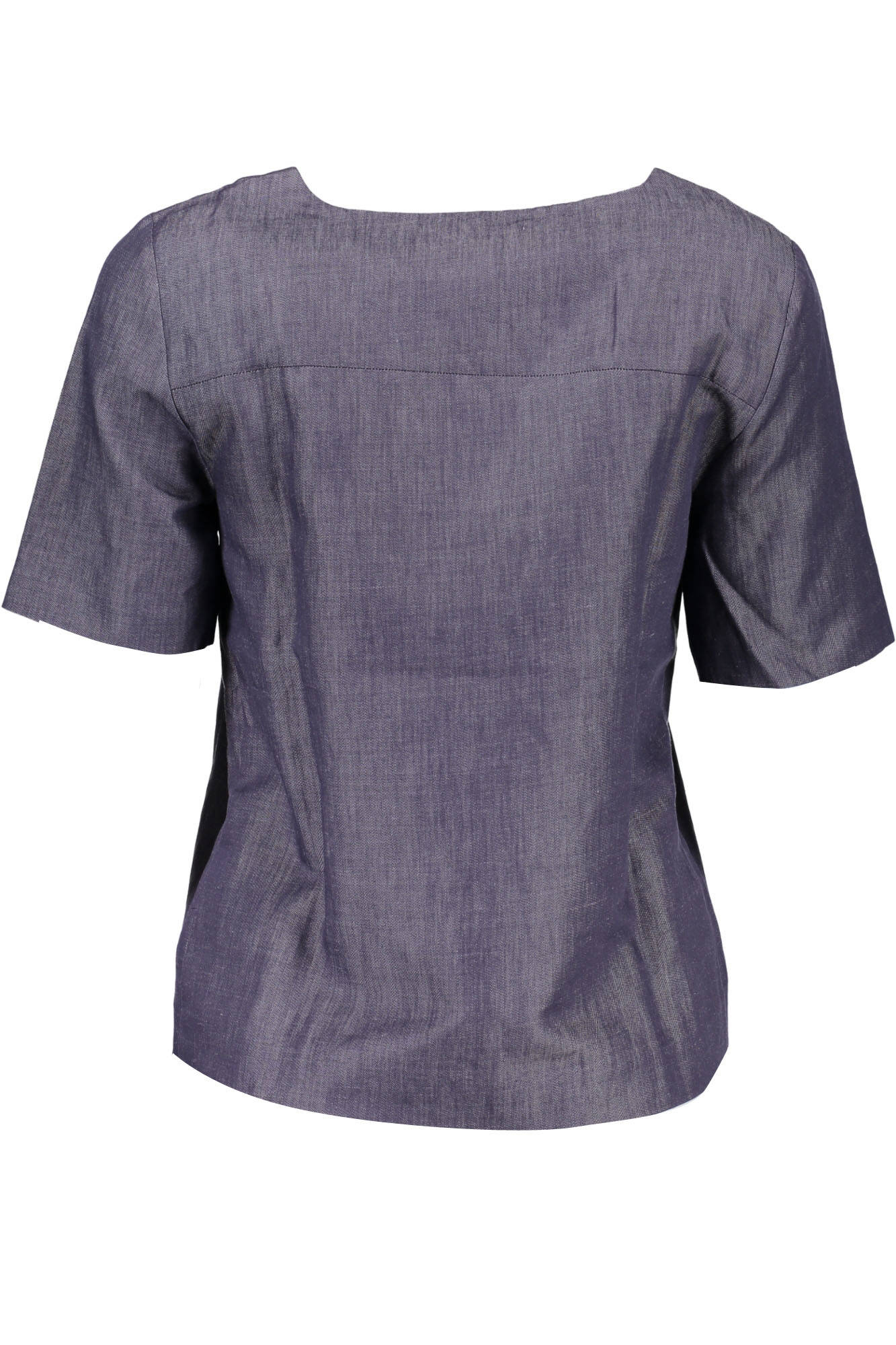 TEE-SHIRT FEMME MANCHES COURTES GANT BLEU