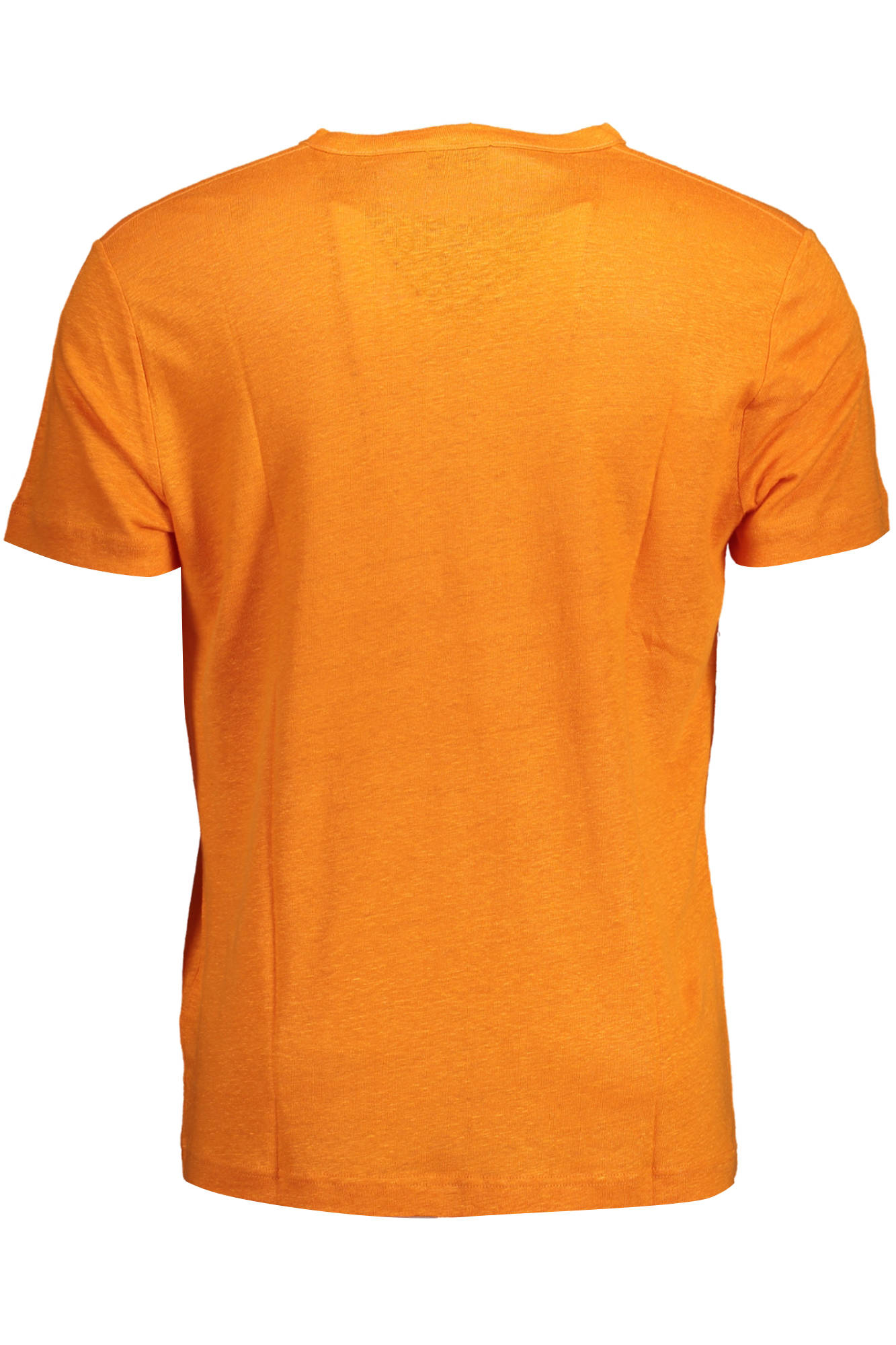 T-SHIRT GANT HOMME MANCHES COURTES ORANGE