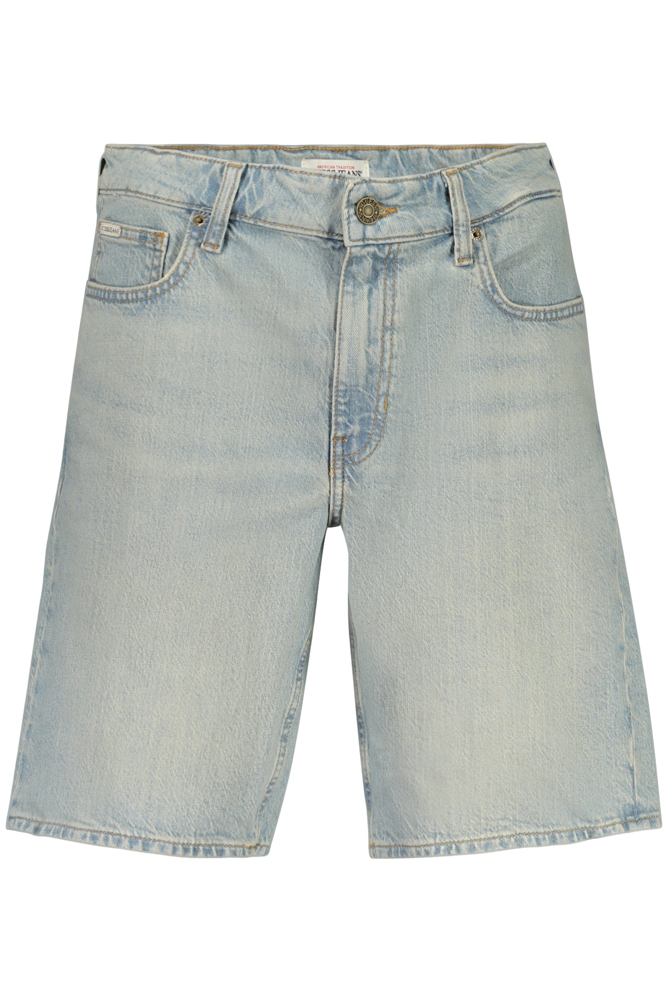 SHORT BERMUDA EN JEAN GUESS POUR HOMME BLEU