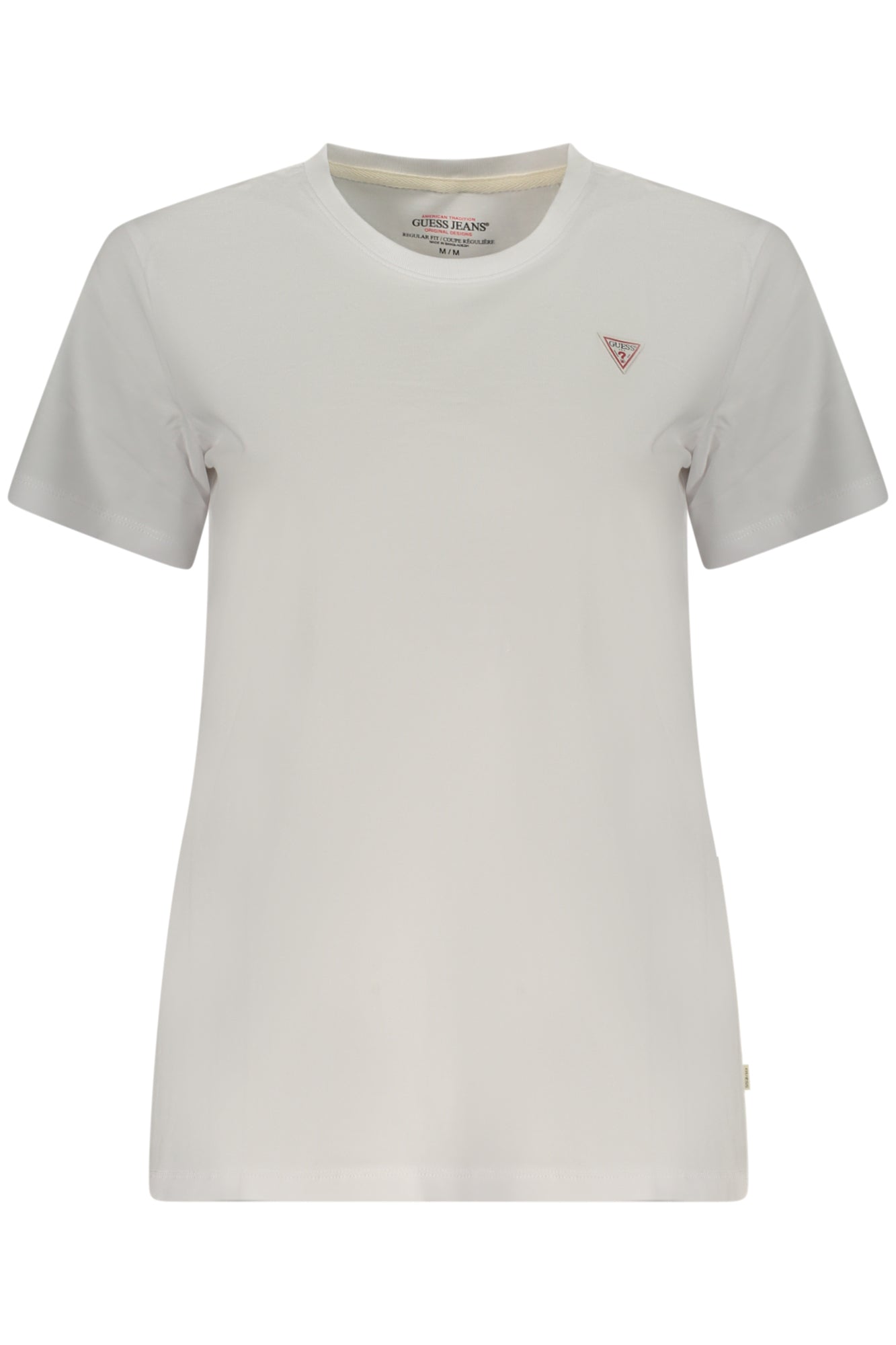 GUESS JEANS T-SHIRT FEMME MANCHES COURTES BLANC