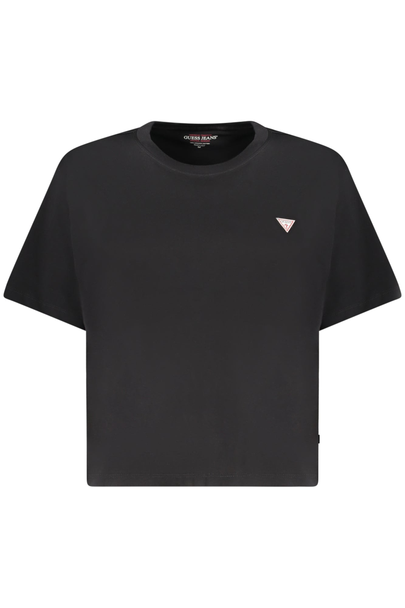 TEE-SHIRT FEMME MANCHES COURTES GUESS JEANS NOIR