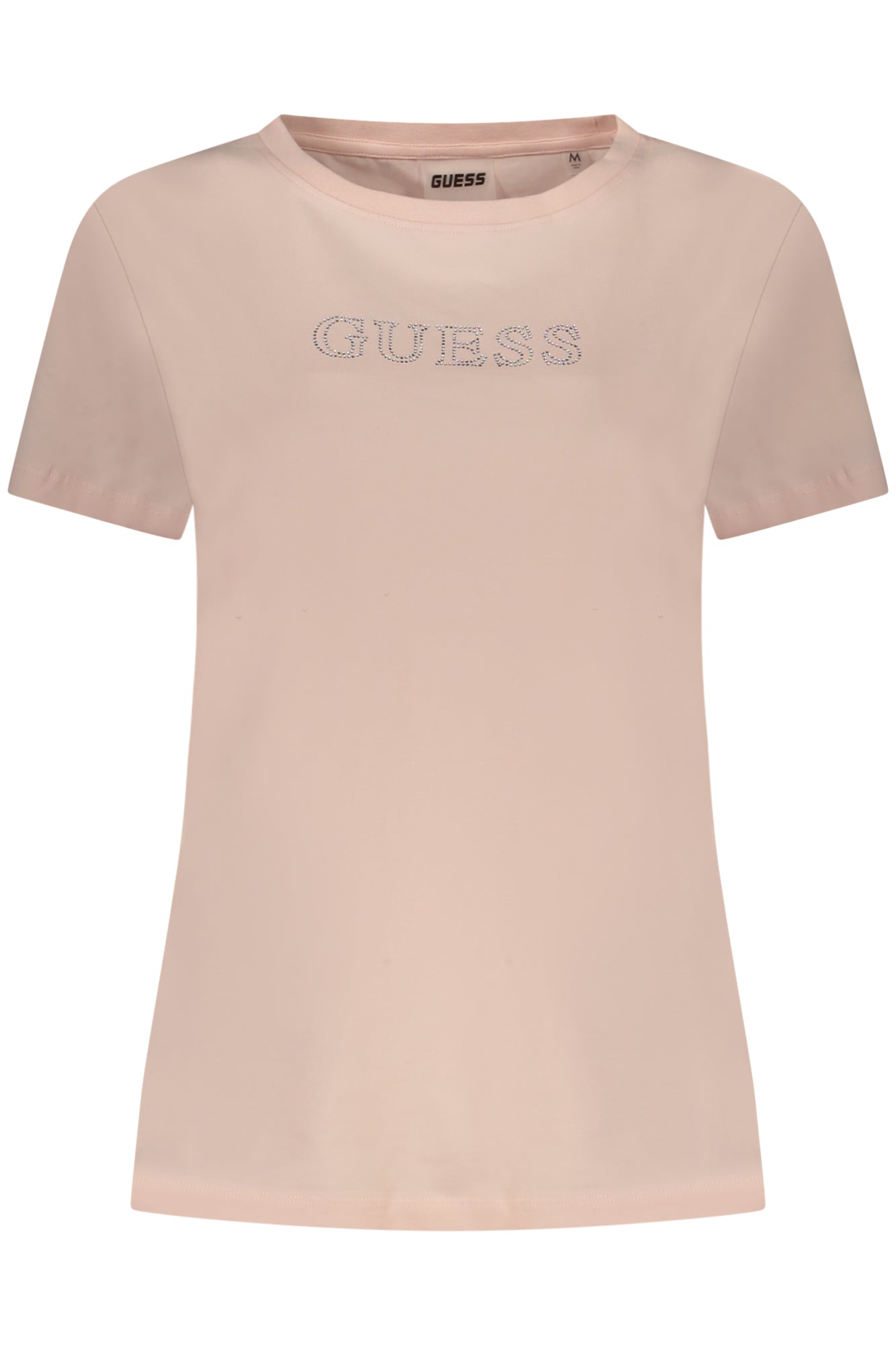 TEE-SHIRT FEMME MANCHES COURTES GUESS JEANS ROSE