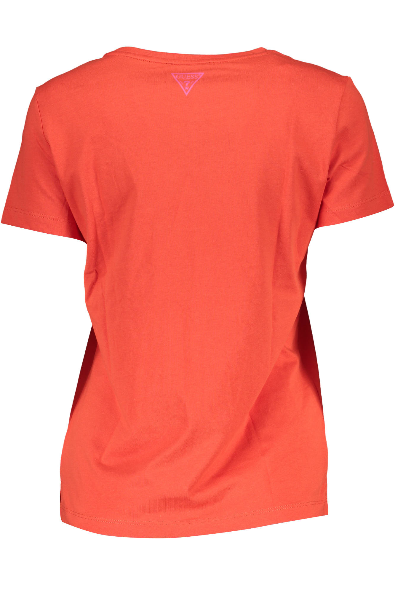 TEE-SHIRT FEMME MANCHES COURTES GUESS JEANS ROUGE