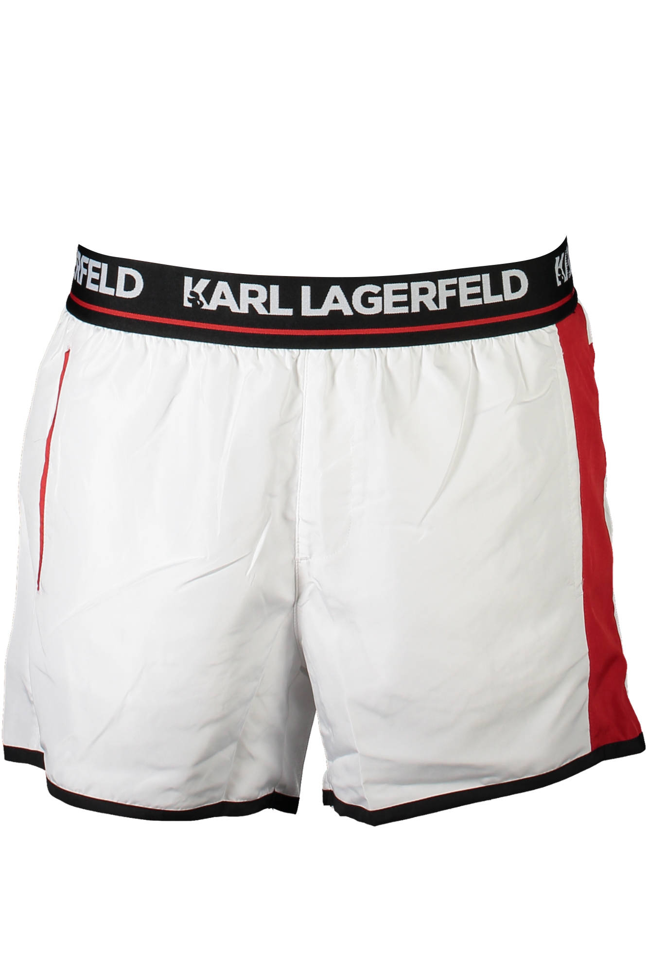 KARL LAGERFELD BEACHWEAR BAS DE MAILLOT DE BAIN HOMME BLANC