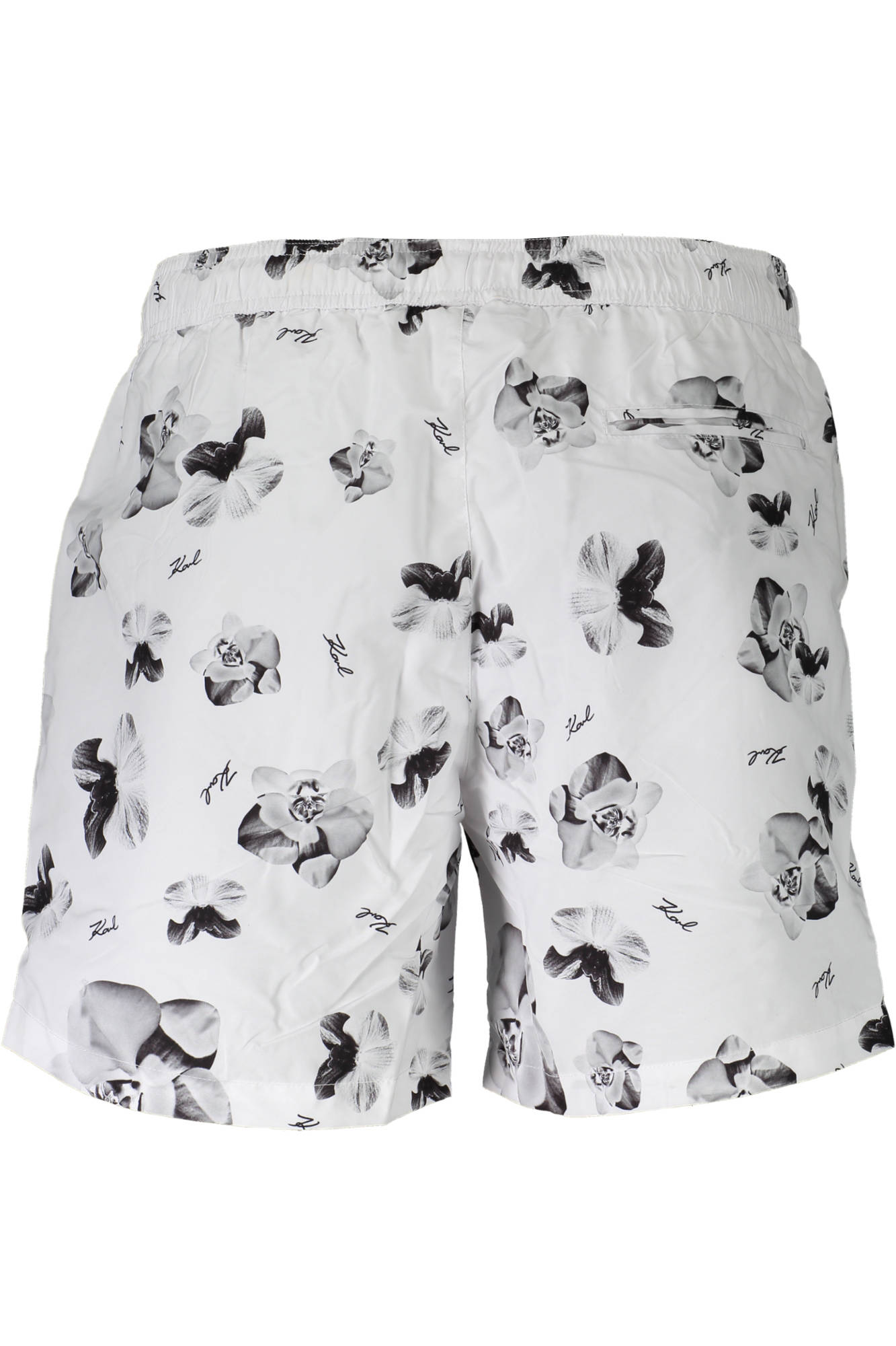 KARL LAGERFELD BEACHWEAR BAS DE MAILLOT DE BAIN HOMME BLANC