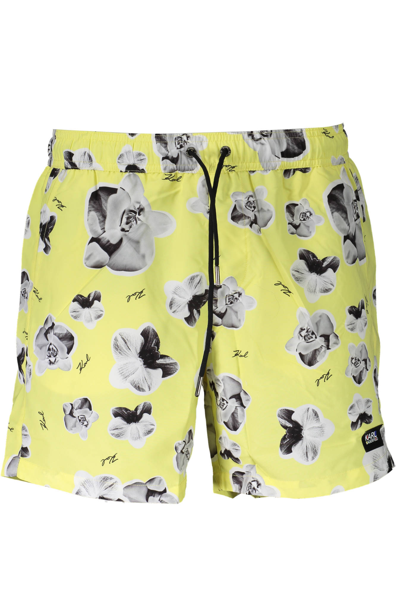 KARL LAGERFELD BEACHWEAR SLIP DE BAIN HOMME JAUNE