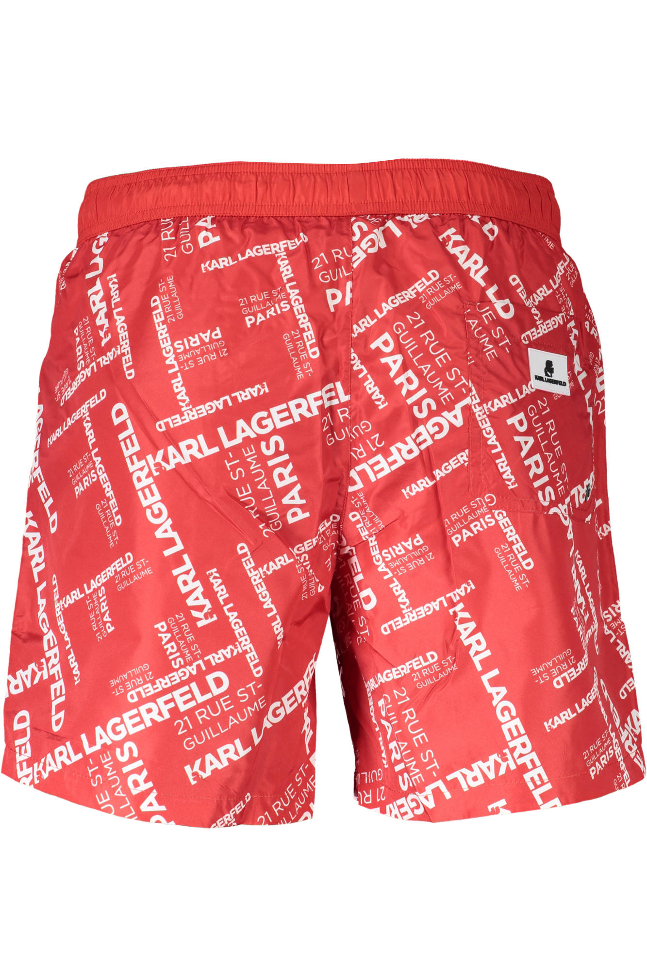 MAILLOT DE BAIN HOMME KARL LAGERFELD BEACHWEAR BAS ROUGE