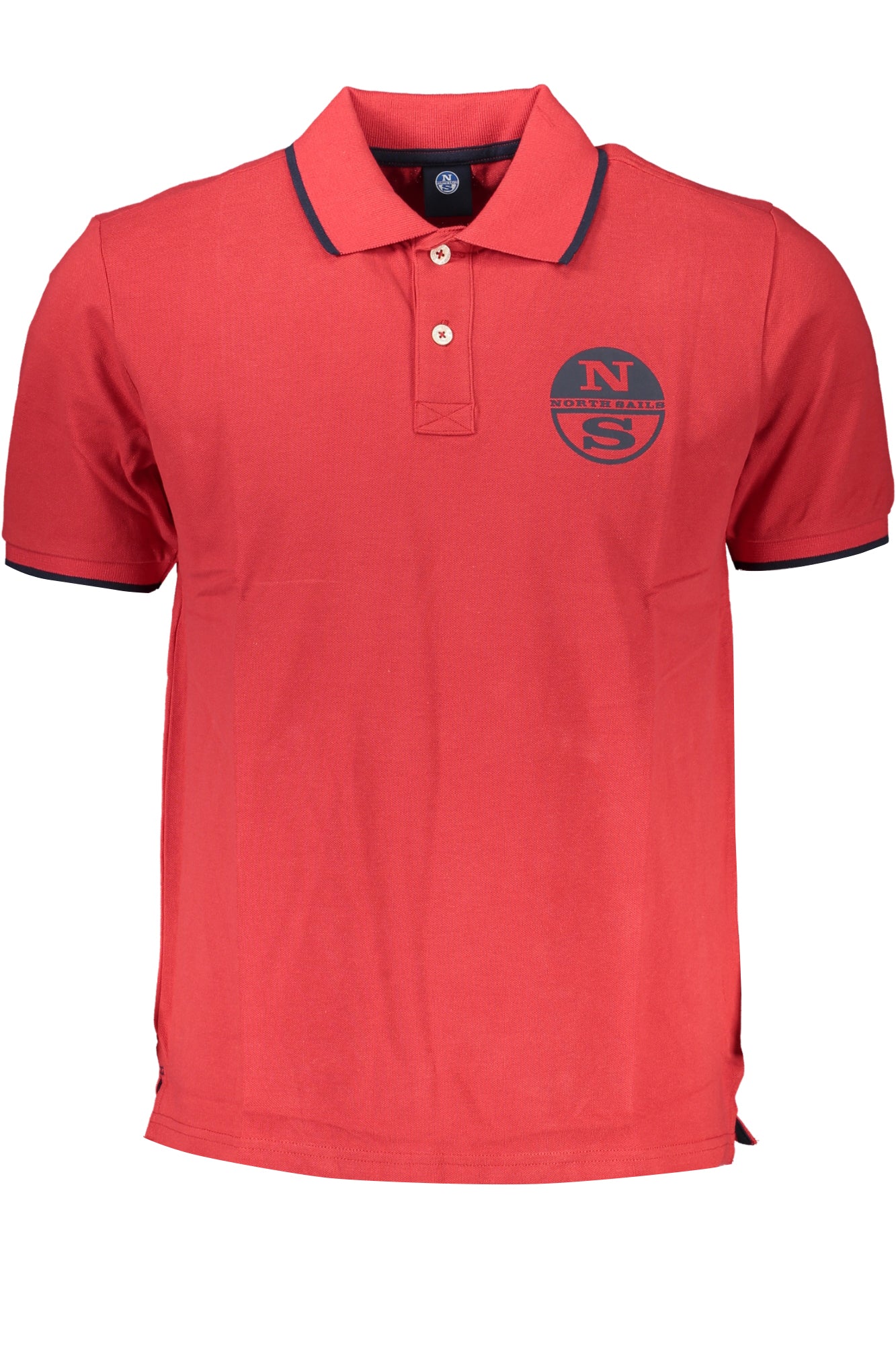 POLO HOMME ROUGE MANCHES COURTES NORTH SAILS