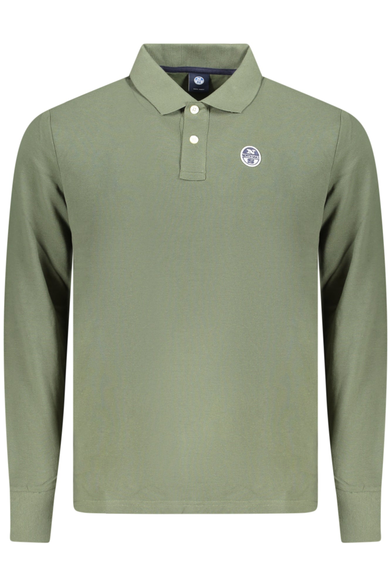 POLO HOMME MANCHES LONGUES NORTH SAILS, VERT