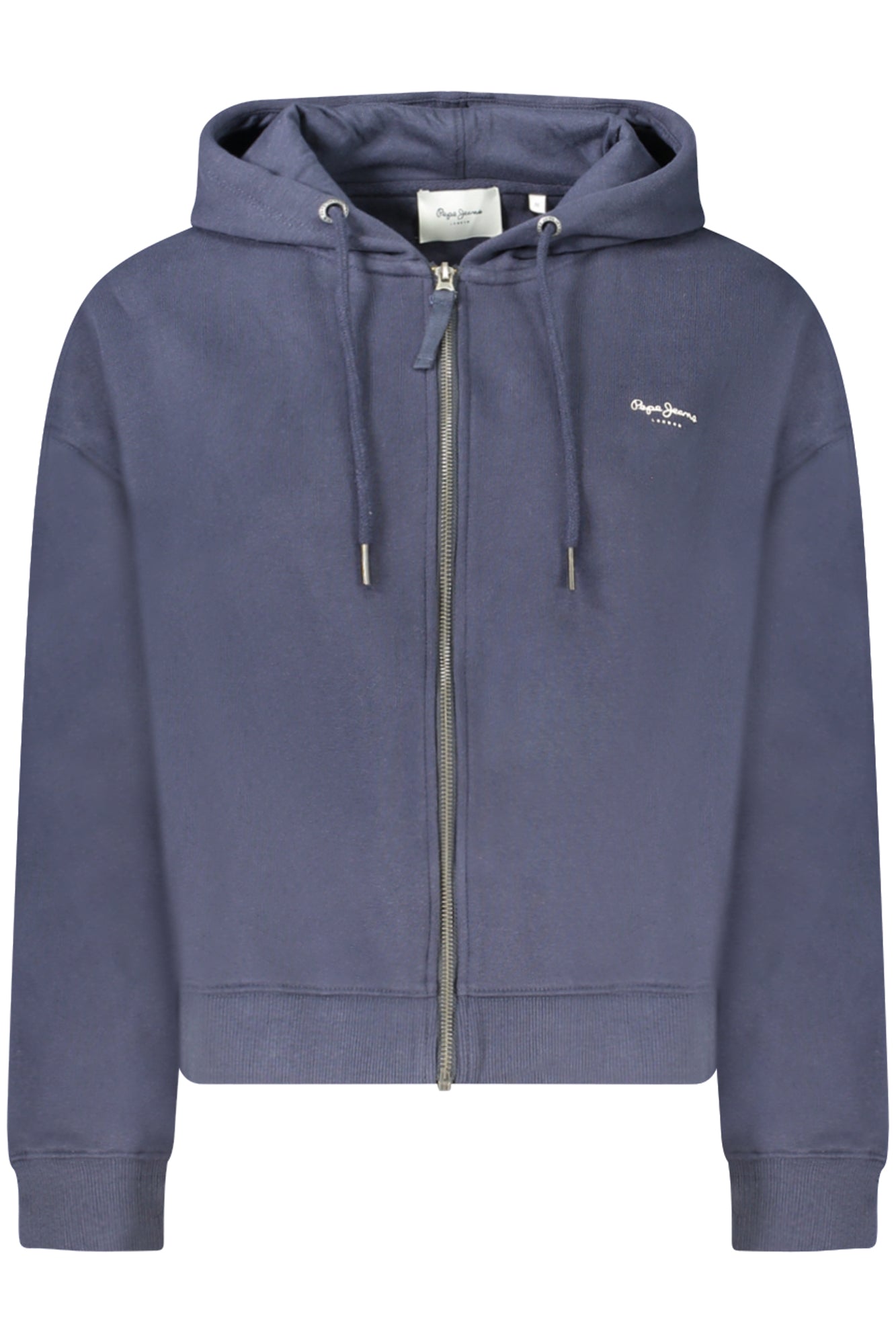SWEATSHIRT ZIPPÉ BLEU PEPE JEANS FEMME