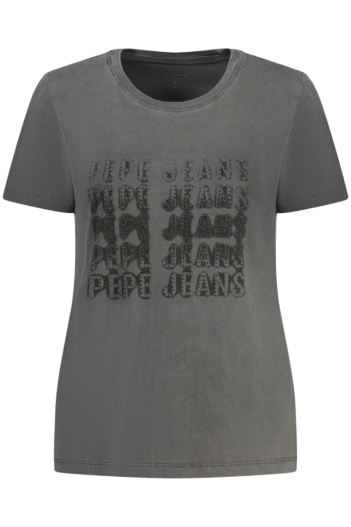 T-SHIRT FEMME PEPE JEANS MANCHES COURTES NOIR