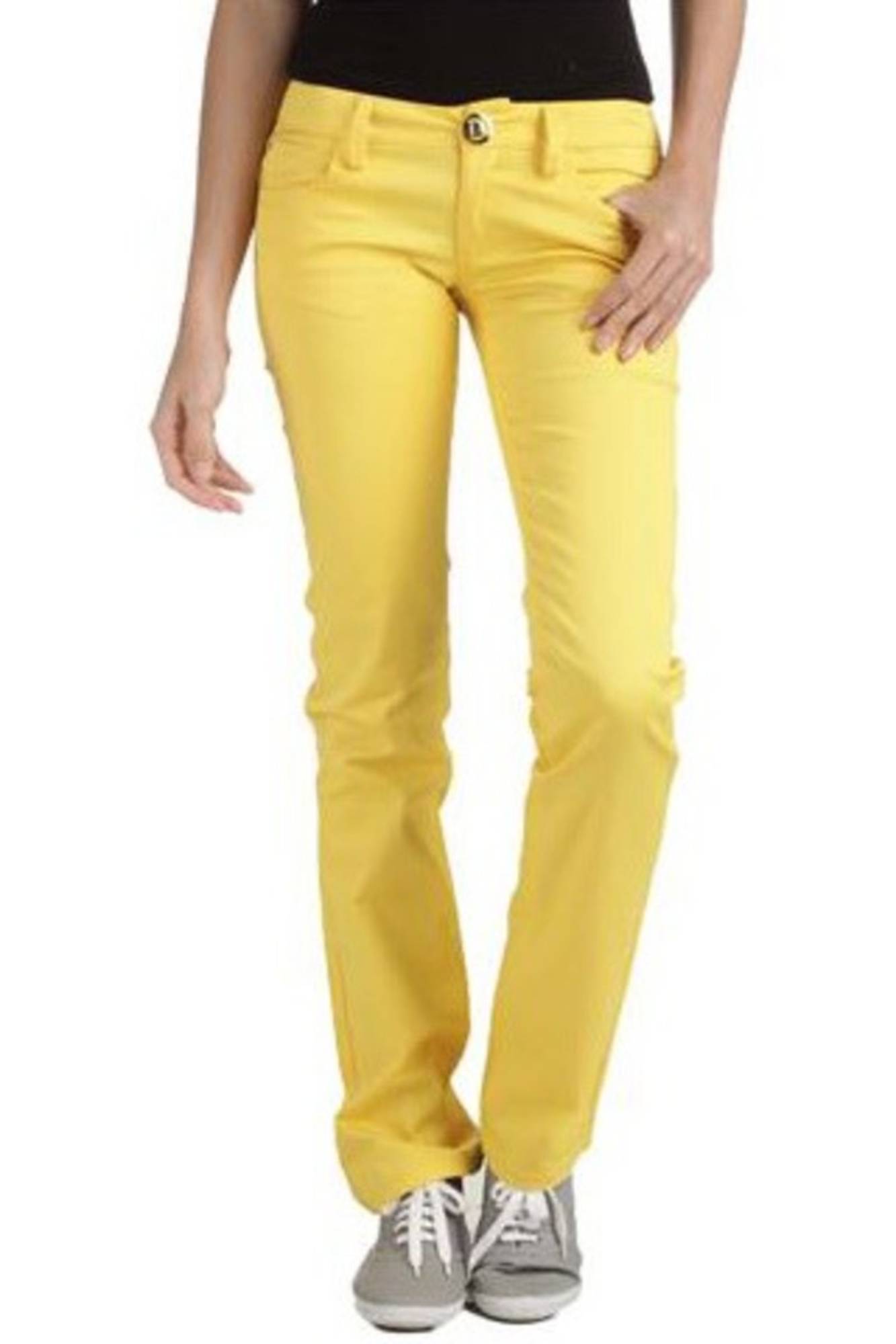 PANTALON JAUNE FEMME PHARD