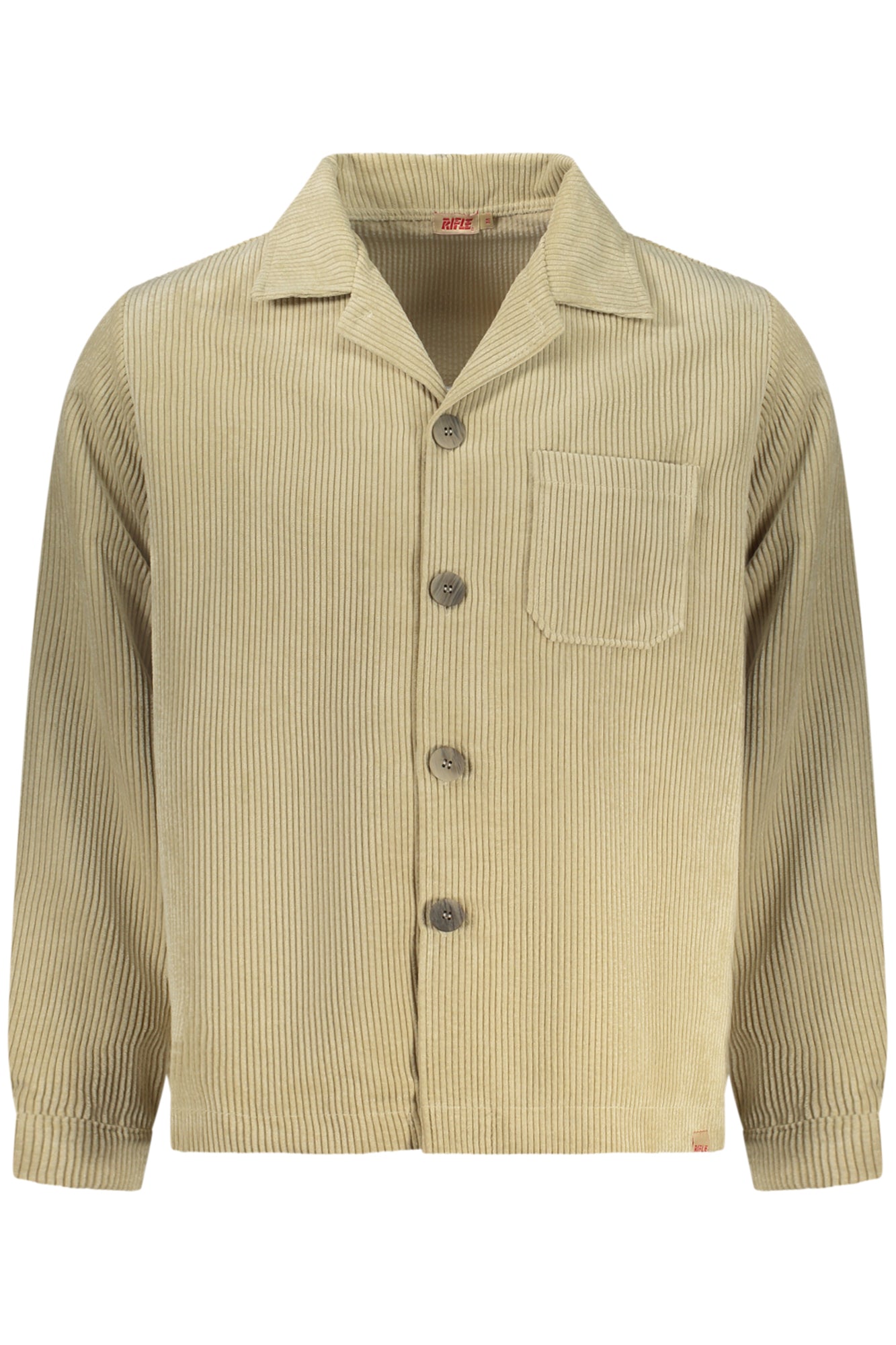 CHEMISE À MANCHES LONGUES DE CHASSE BEIGE POUR HOMME