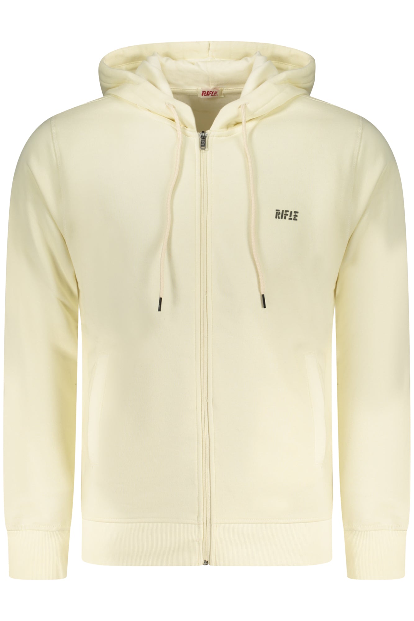 RIFLE SWEATSHIRT ZIPPÉ HOMME BLANC