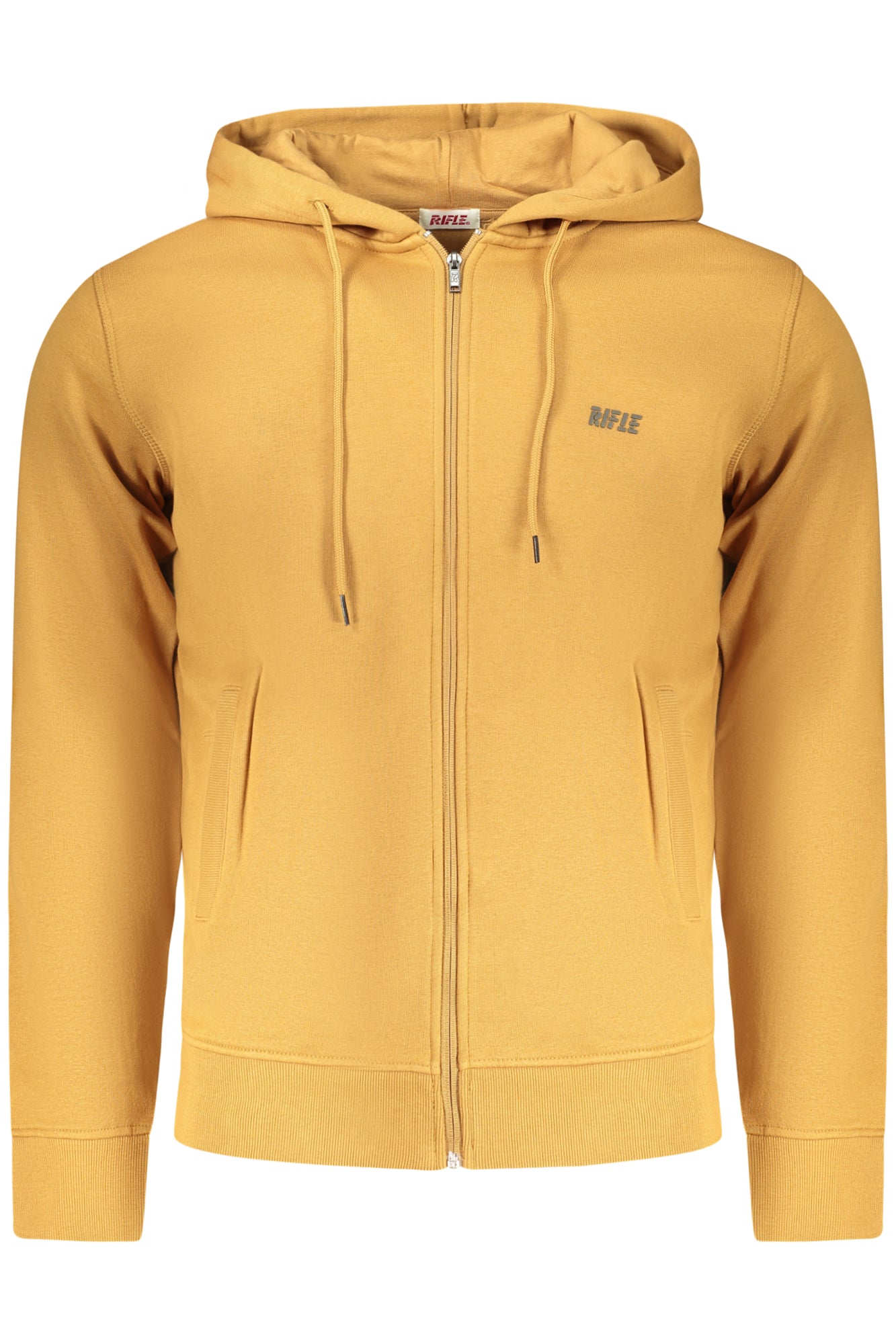 SWEATSHIRT ZIPPÉ MARRON RIFLE HOMME