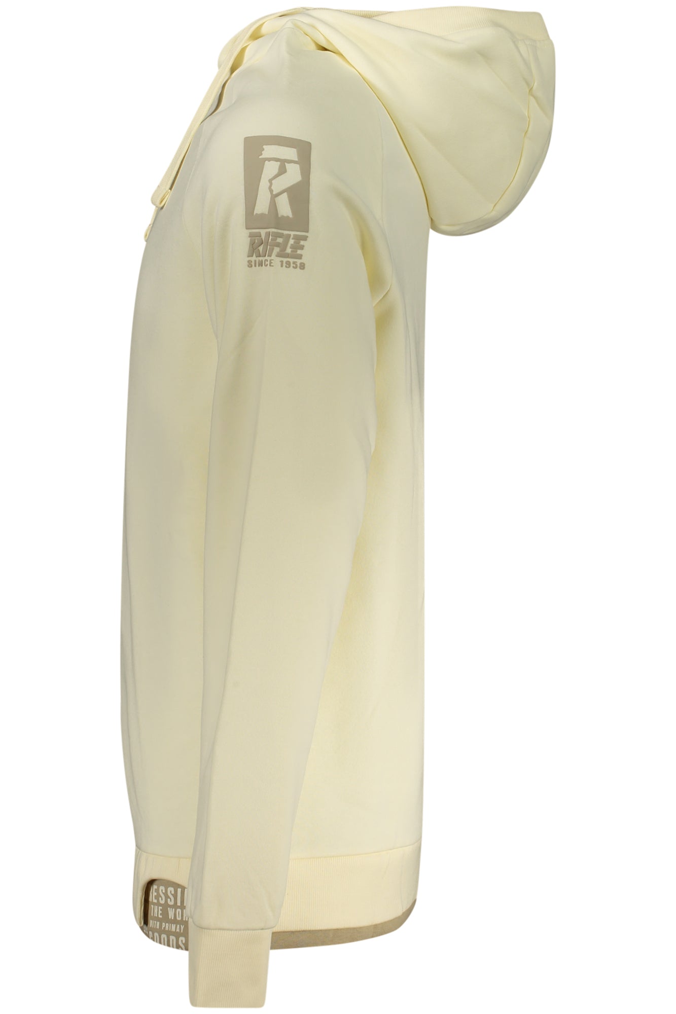 RIFLE SWEATSHIRT ZIPPÉ HOMME BLANC