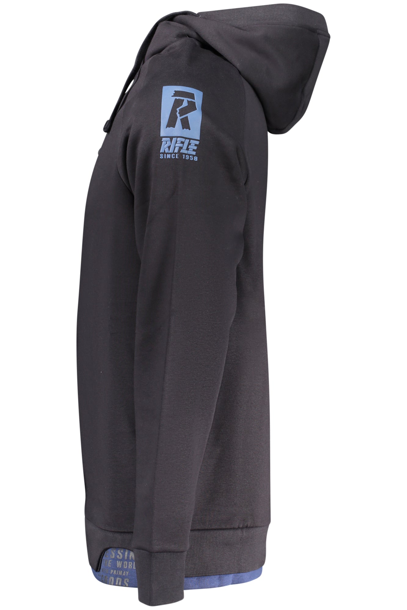 RIFLE SWEAT-SHIRT ZIPPÉ HOMME BLEU